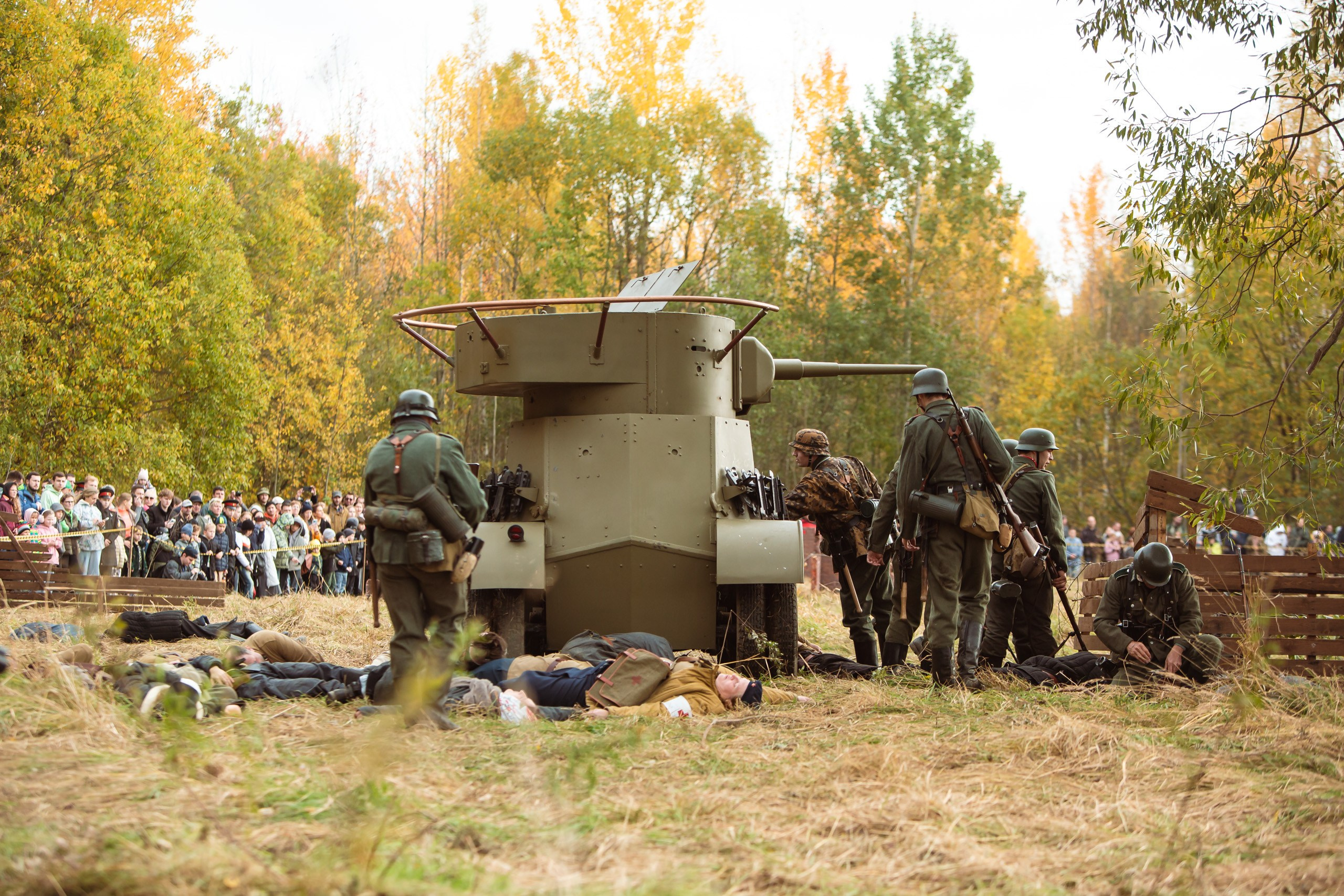 04.10.26 Реконструкция боя Петергофского десанта. Александр спб ру фотограф