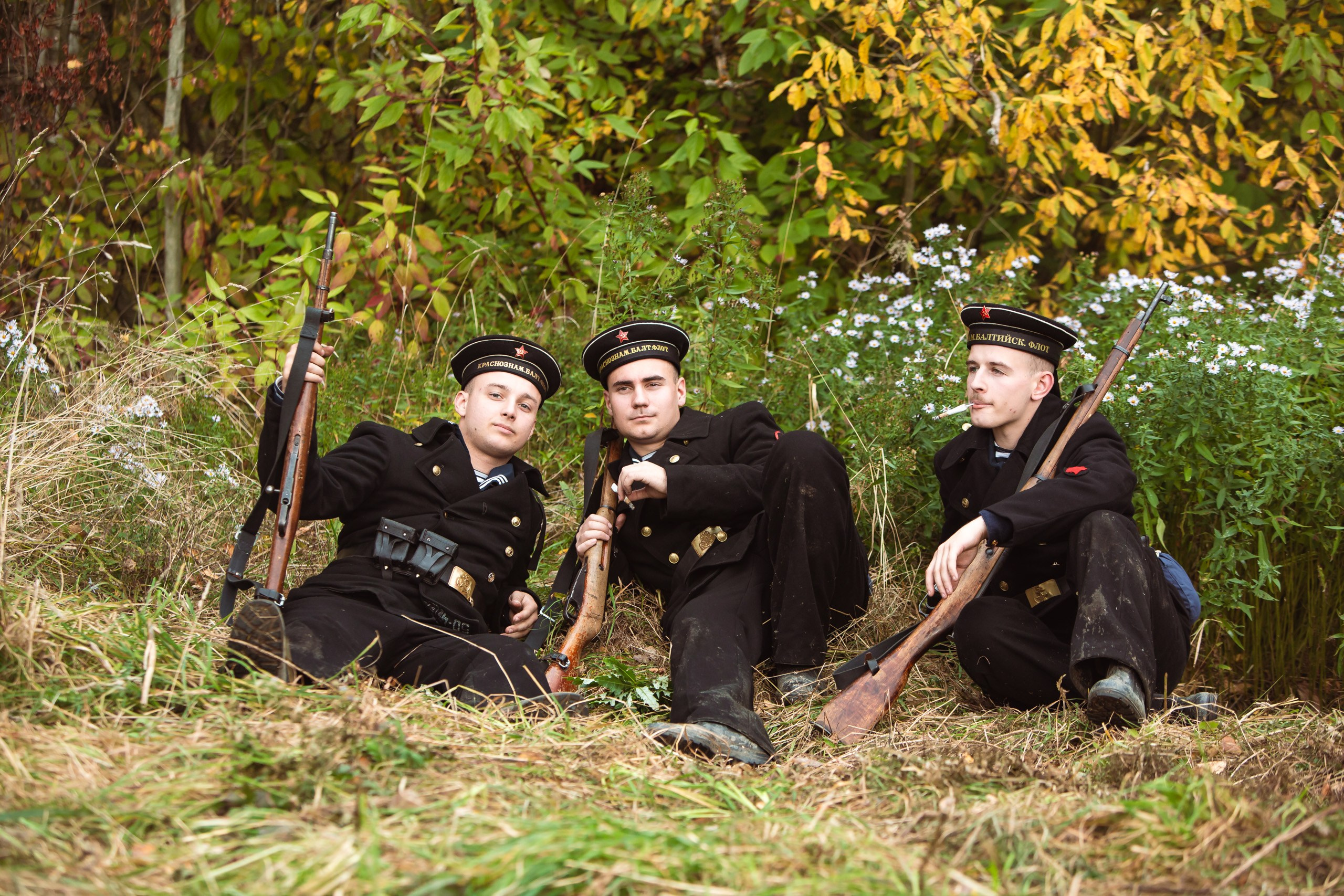 04.10.26 Реконструкция боя Петергофского десанта. Александр спб ру фотограф