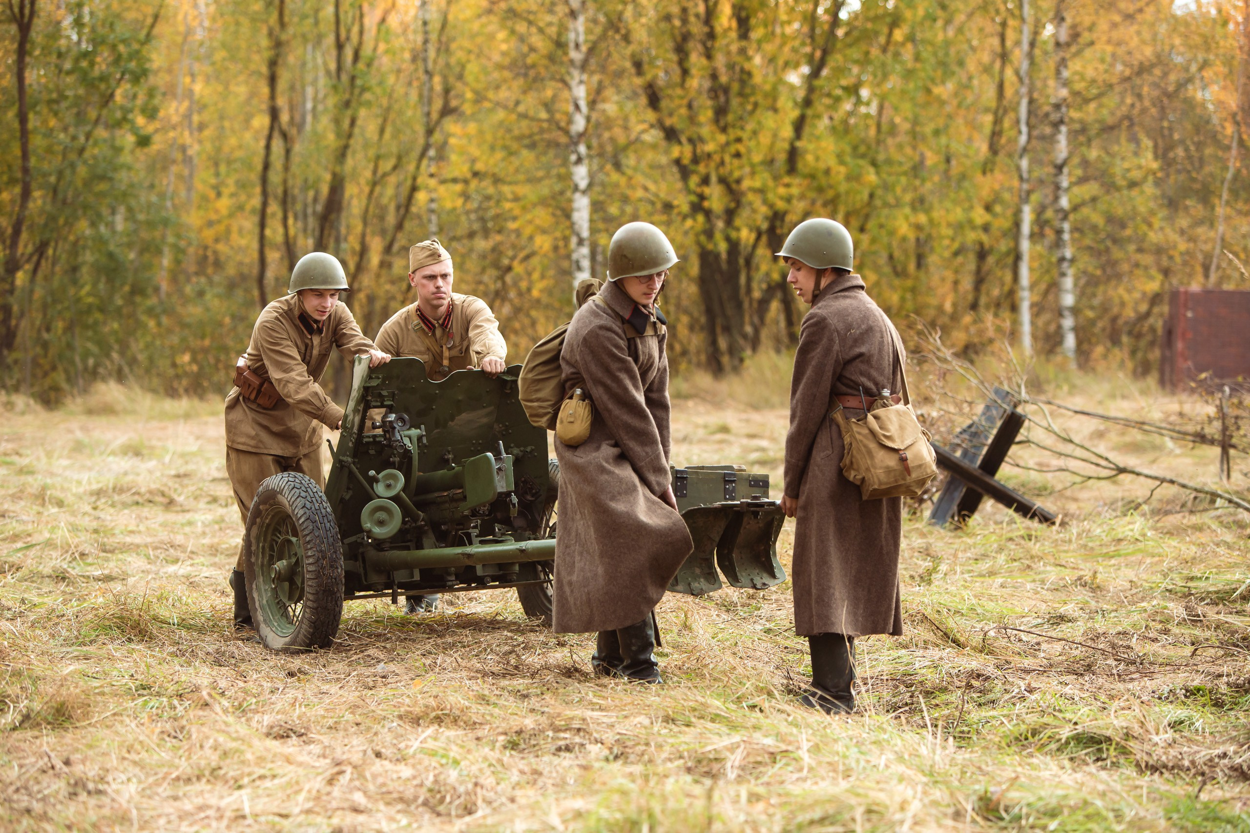 04.10.26 Реконструкция боя Петергофского десанта. Александр спб ру фотограф