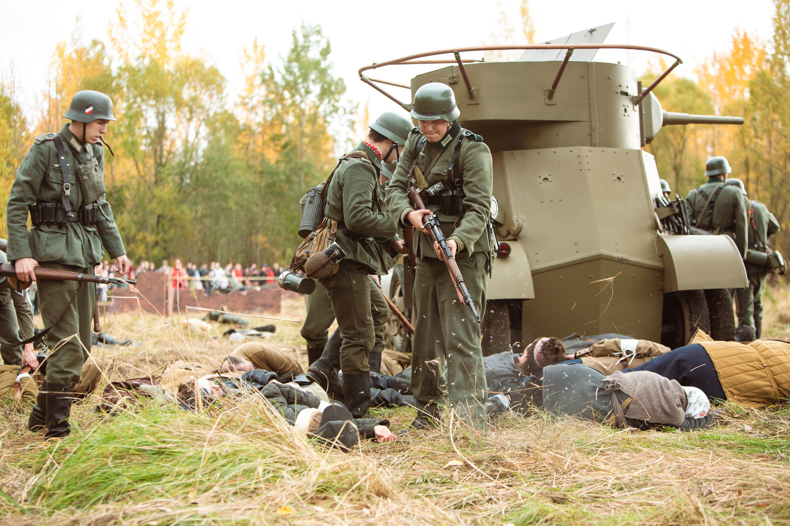 04.10.26 Реконструкция боя Петергофского десанта. Александр спб ру фотограф