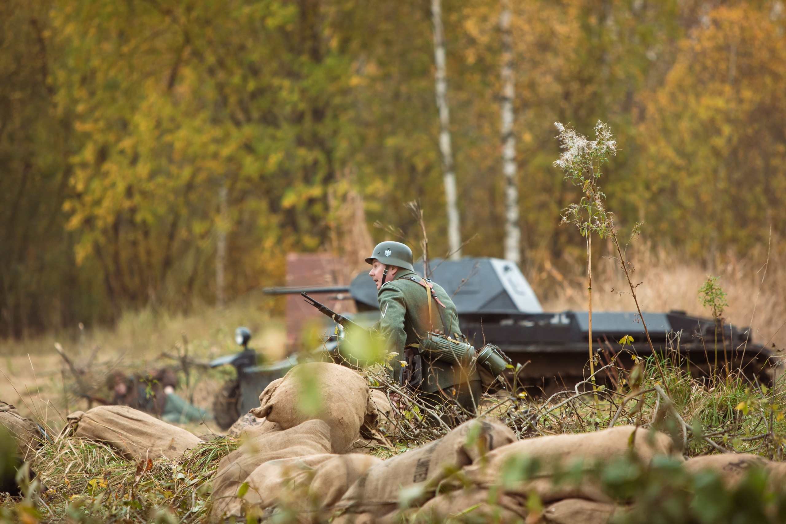 04.10.26 Реконструкция боя Петергофского десанта. Александр спб ру фотограф