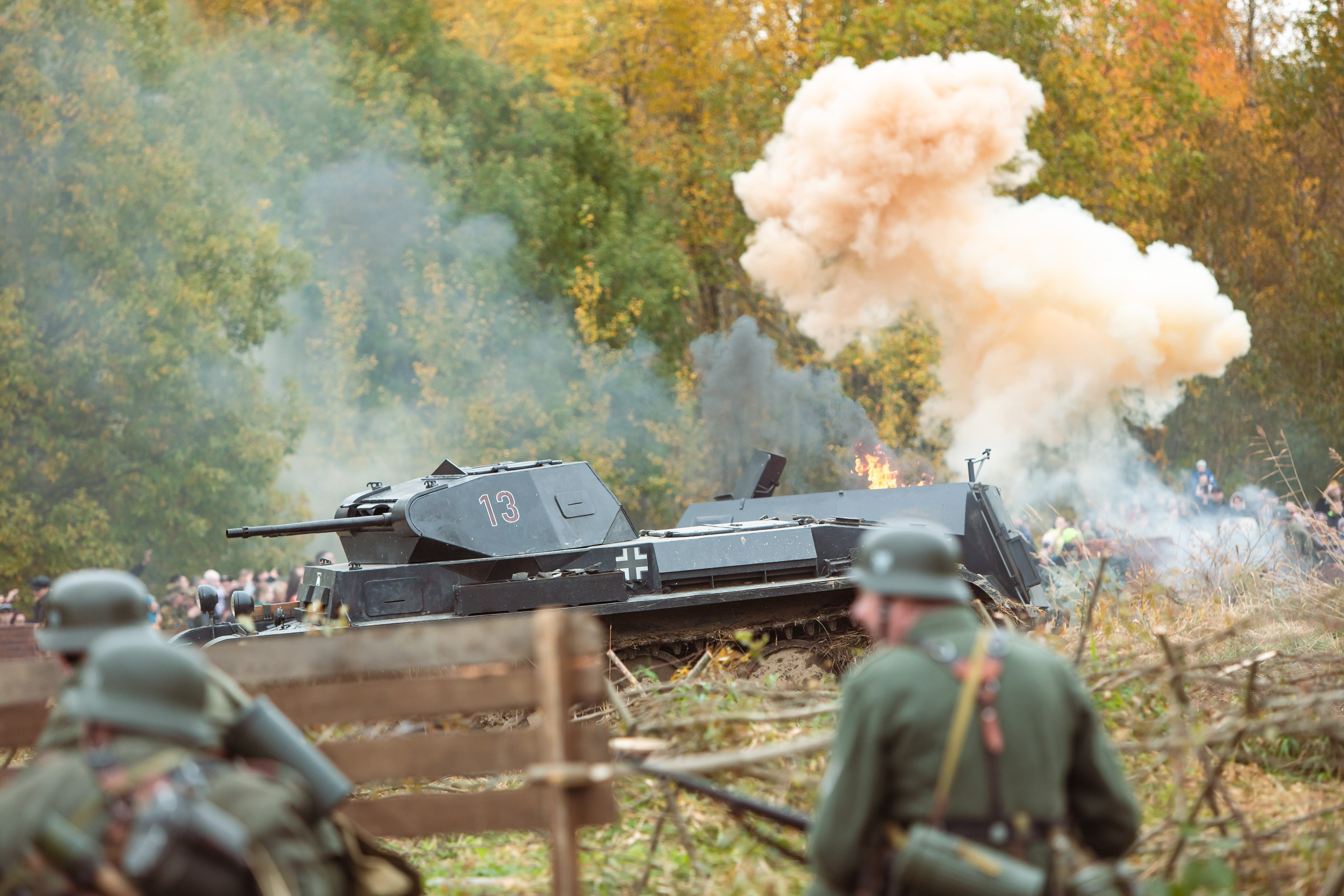 04.10.26 Реконструкция боя Петергофского десанта. Александр спб ру фотограф