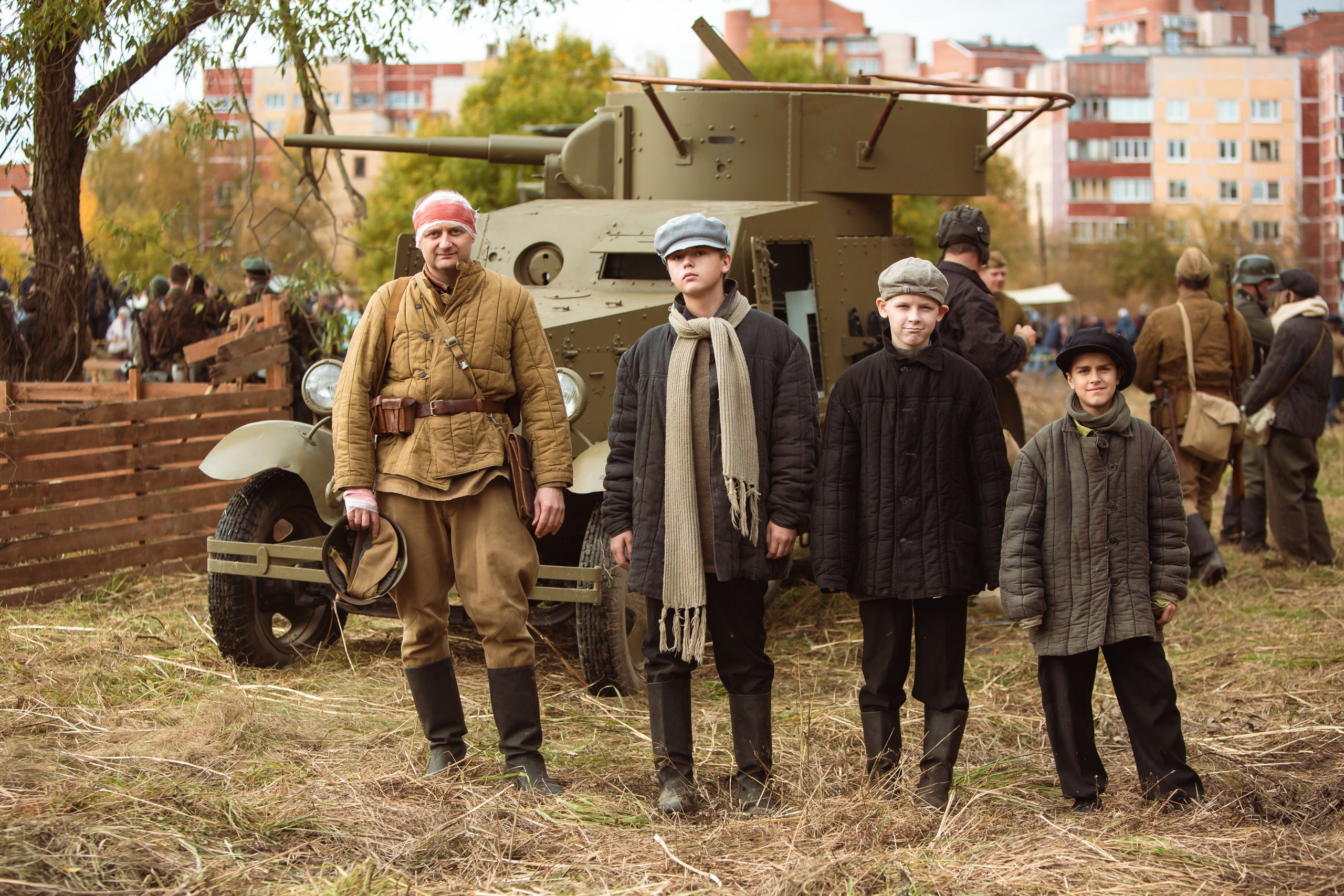 04.10.26 Реконструкция боя Петергофского десанта. Александр спб ру фотограф