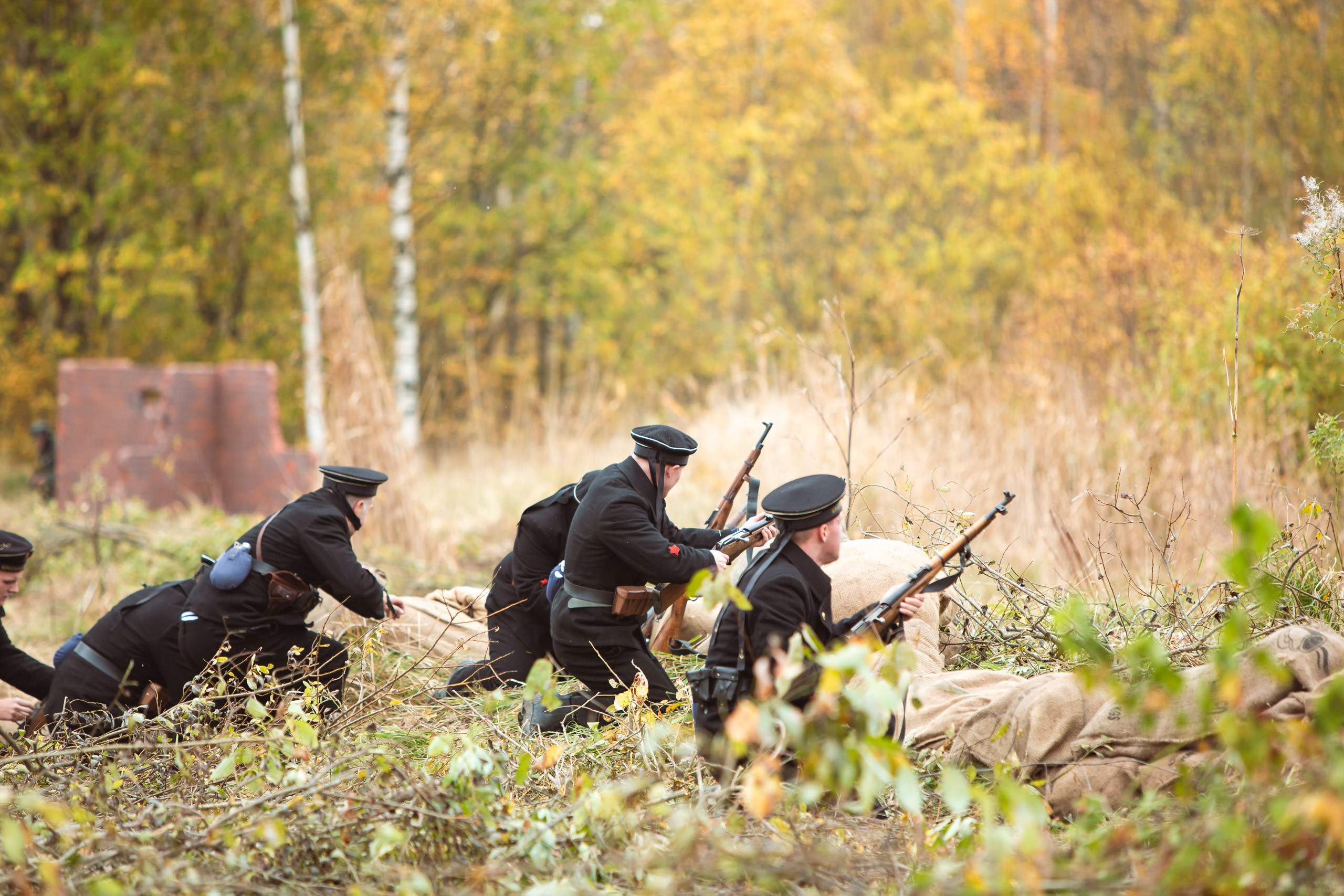 04.10.26 Реконструкция боя Петергофского десанта. Александр спб ру фотограф