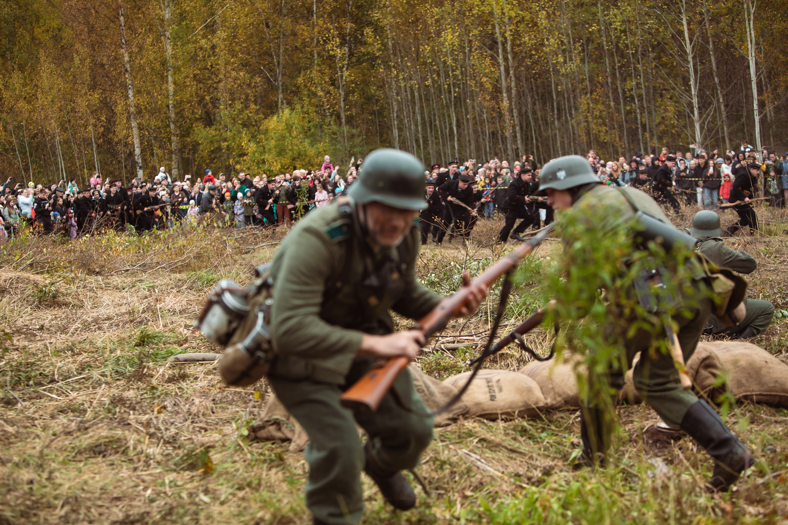 04.10.26 Реконструкция боя Петергофского десанта. Александр спб ру фотограф