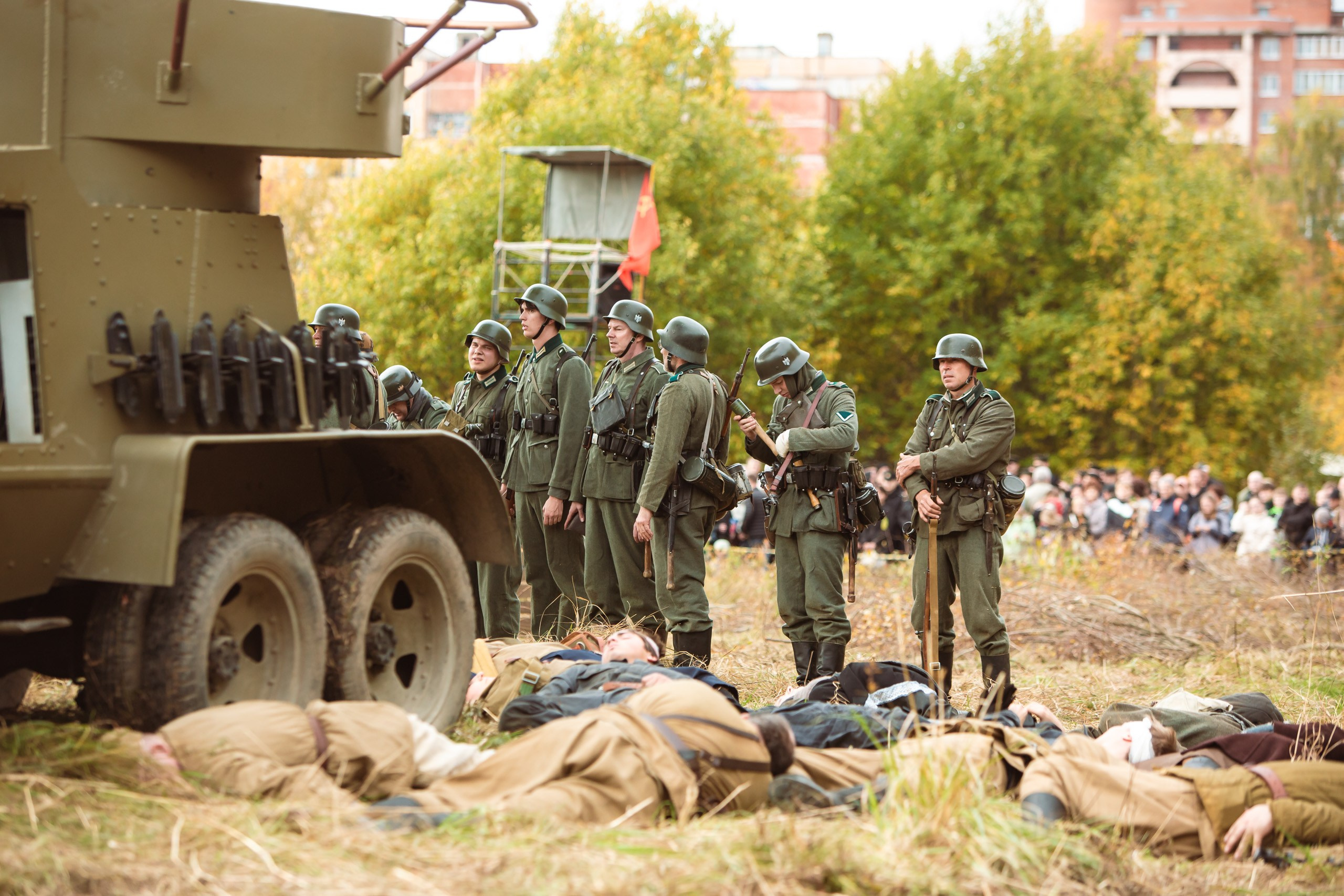 04.10.26 Реконструкция боя Петергофского десанта. Александр спб ру фотограф