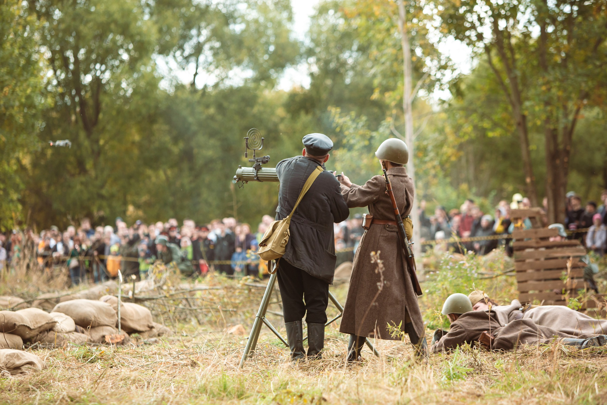 04.10.26 Реконструкция боя Петергофского десанта. Александр спб ру фотограф
