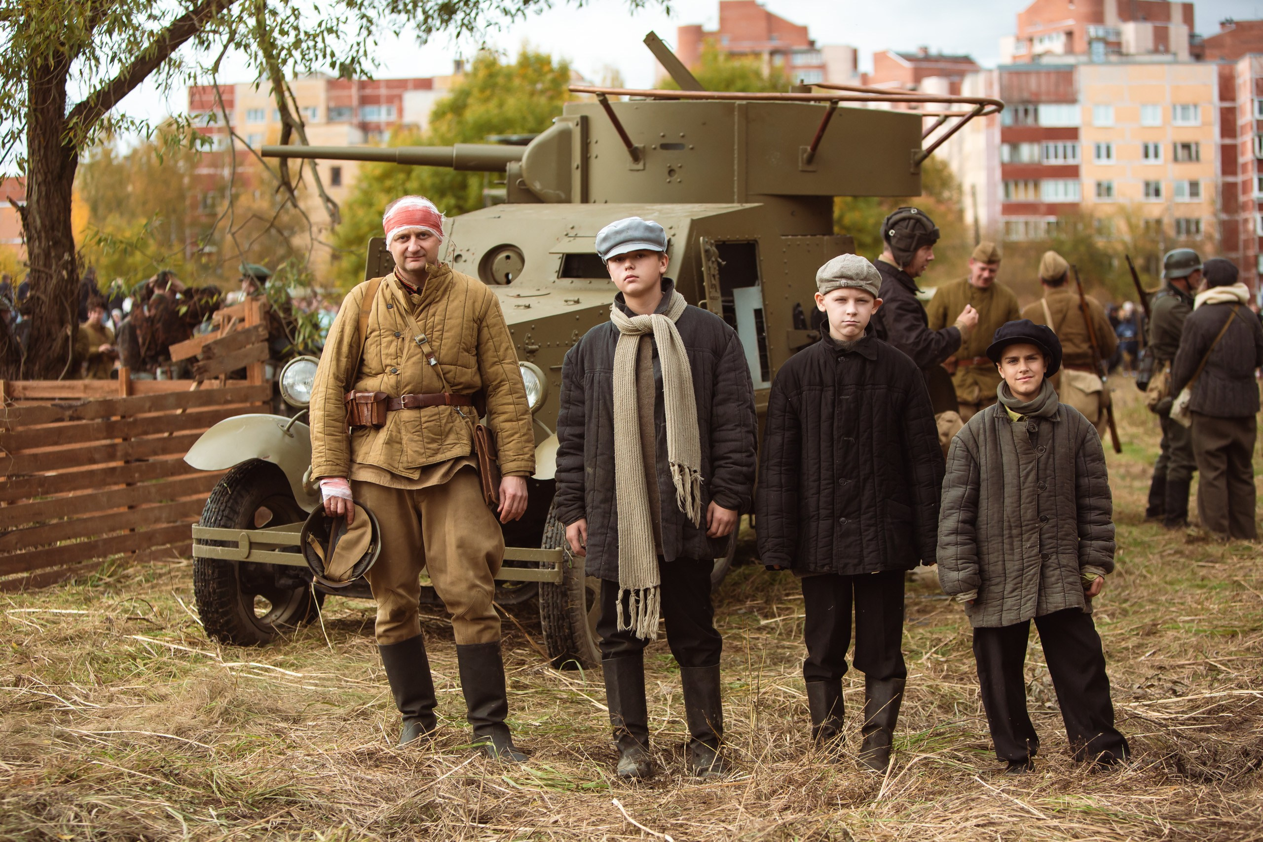 04.10.26 Реконструкция боя Петергофского десанта. Александр спб ру фотограф