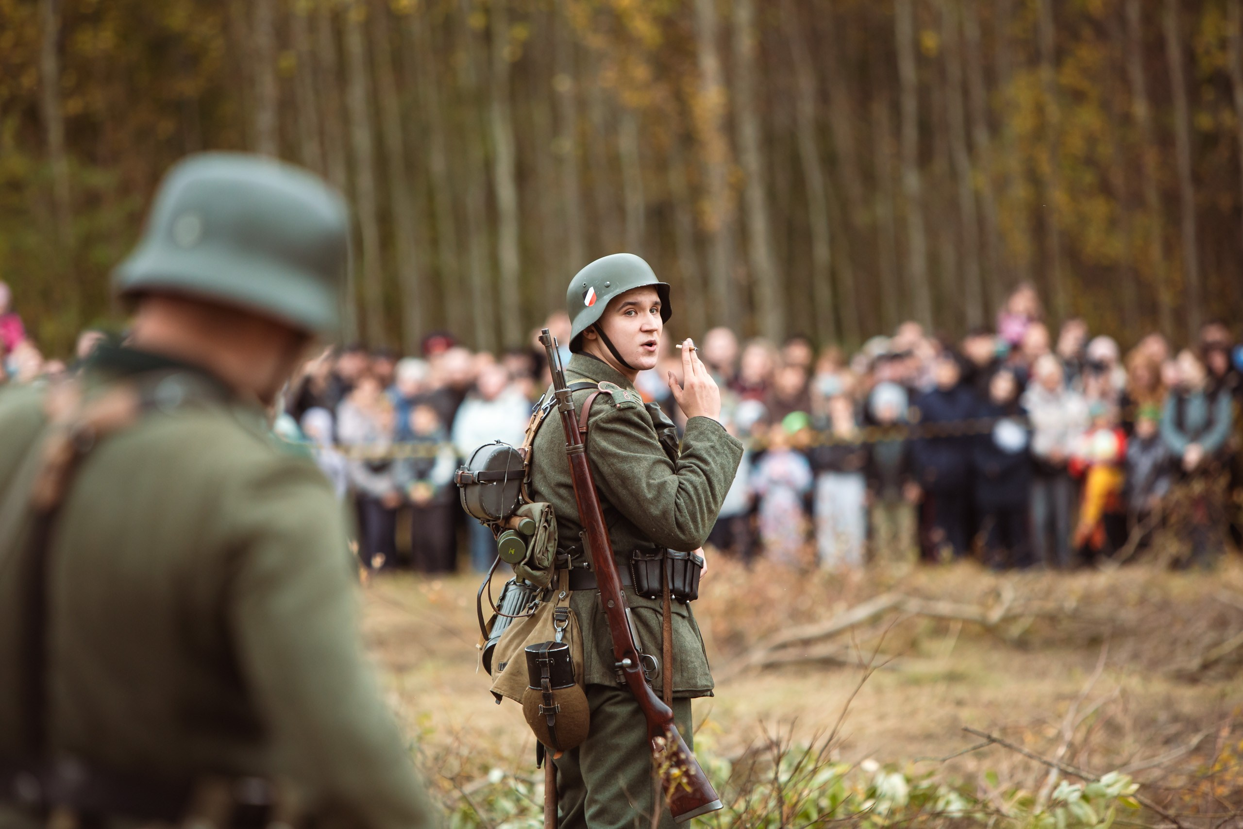 04.10.26 Реконструкция боя Петергофского десанта. Александр спб ру фотограф