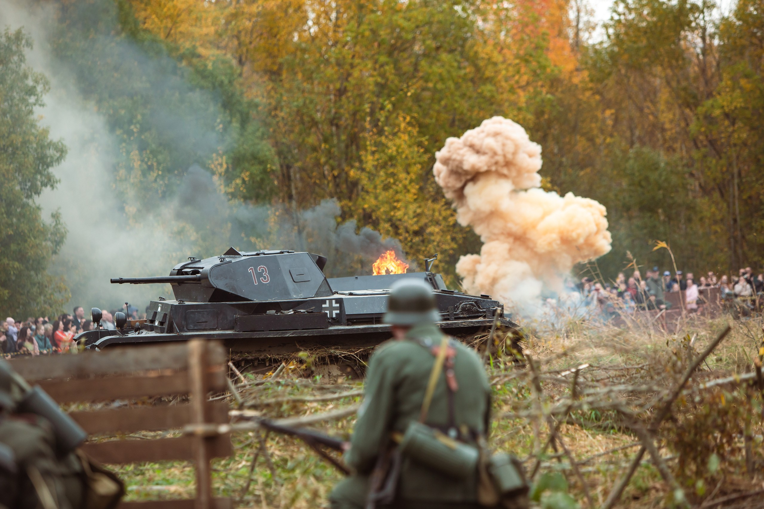 04.10.26 Реконструкция боя Петергофского десанта. Александр спб ру фотограф