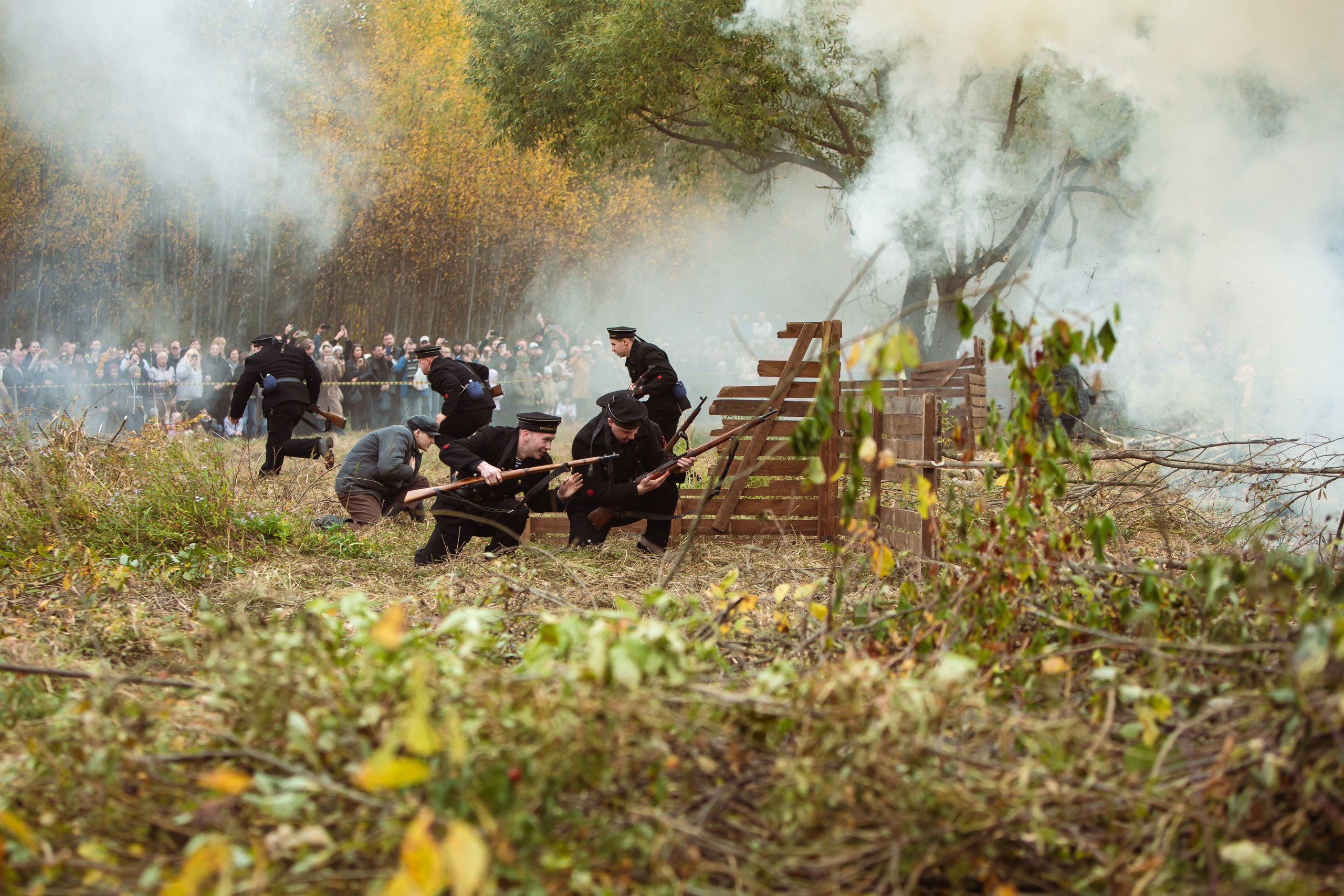 04.10.26 Реконструкция боя Петергофского десанта. Александр спб ру фотограф
