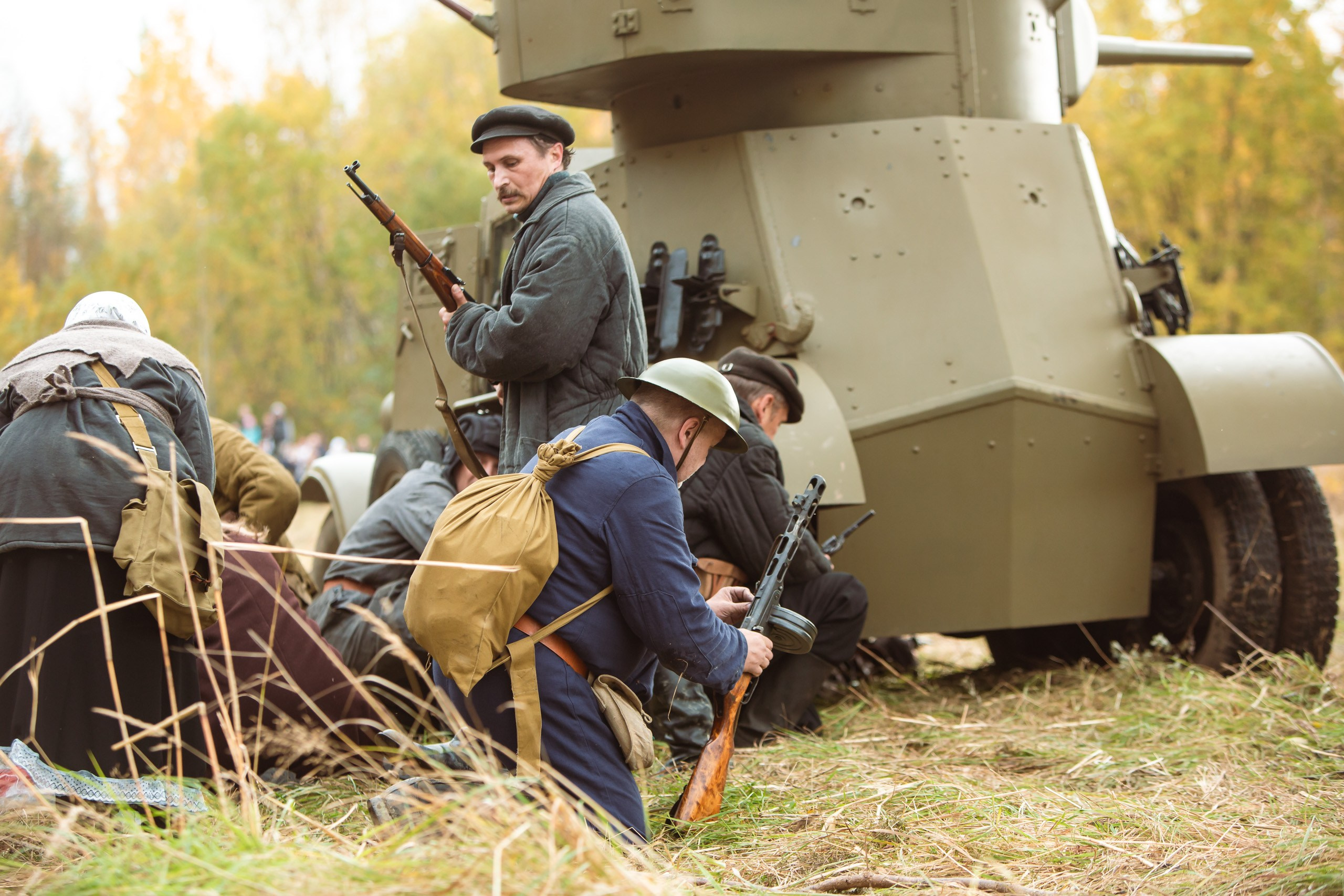 04.10.26 Реконструкция боя Петергофского десанта. Александр спб ру фотограф