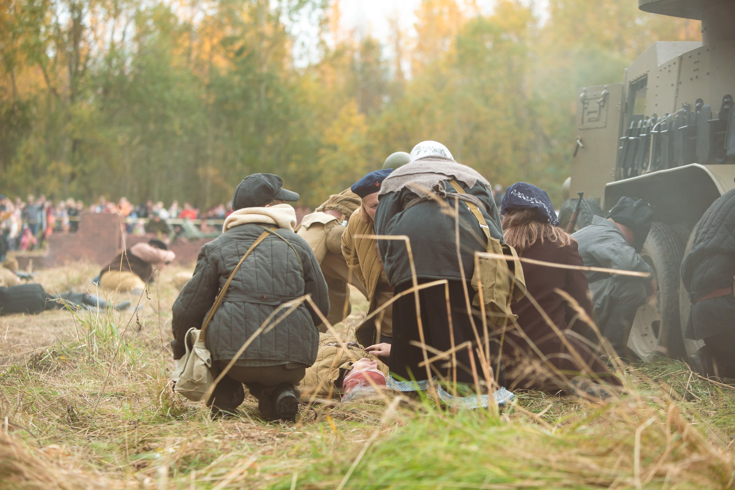 04.10.26 Реконструкция боя Петергофского десанта. Александр спб ру фотограф