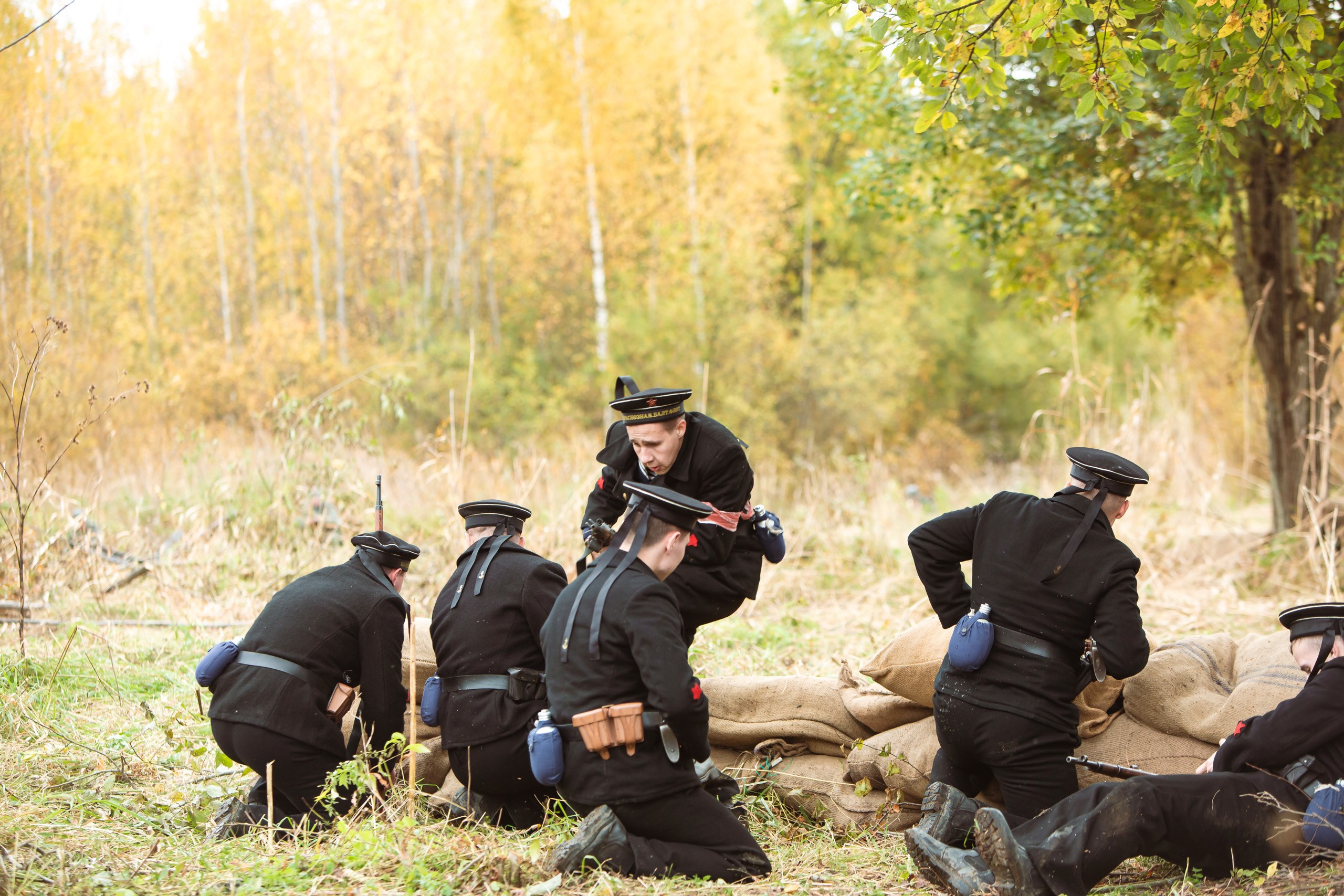 04.10.26 Реконструкция боя Петергофского десанта. Александр спб ру фотограф