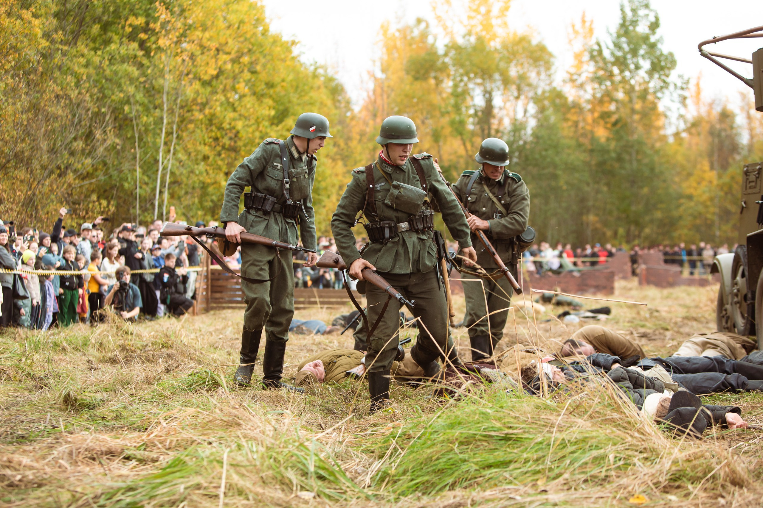 04.10.26 Реконструкция боя Петергофского десанта. Александр спб ру фотограф