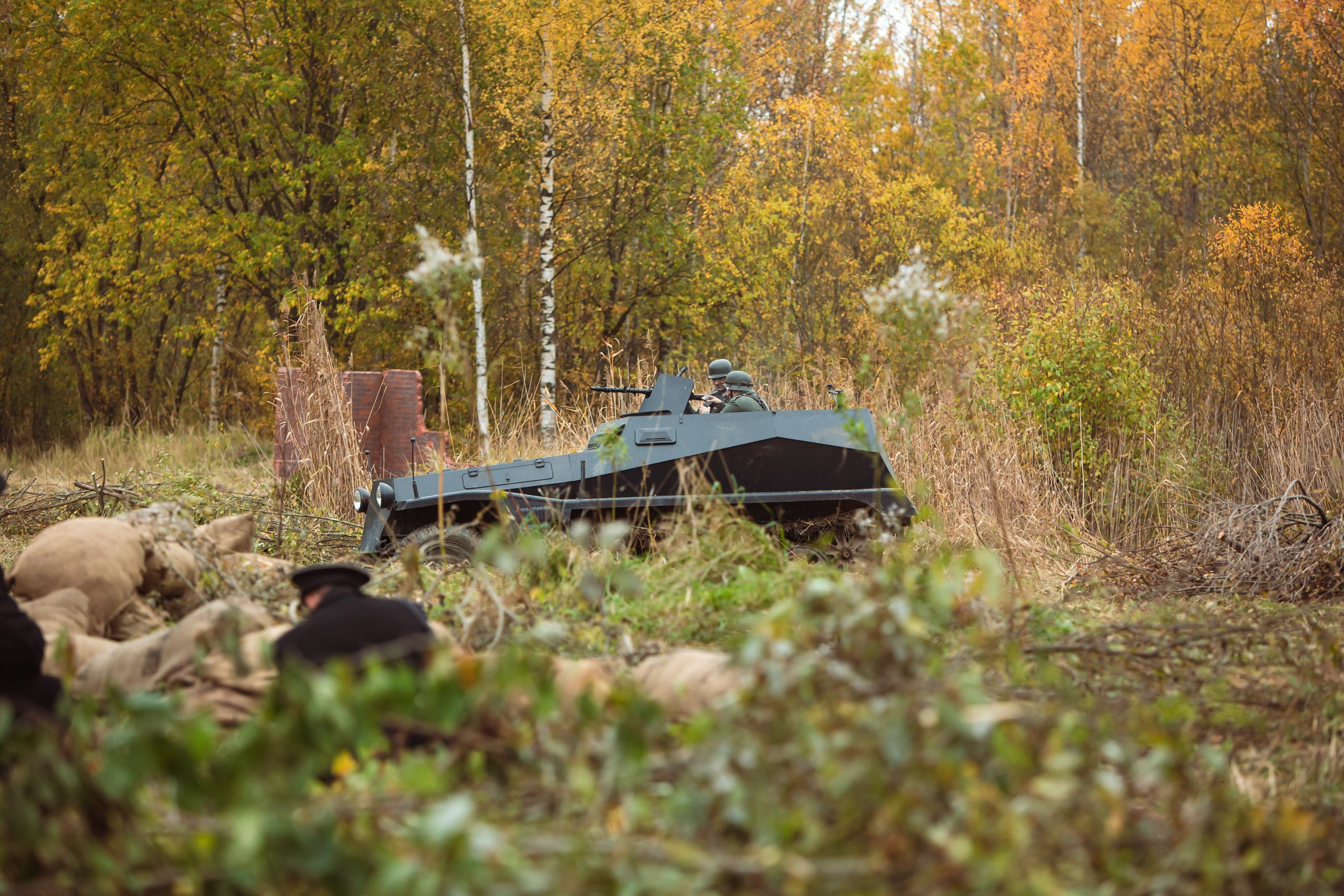 04.10.26 Реконструкция боя Петергофского десанта. Александр спб ру фотограф