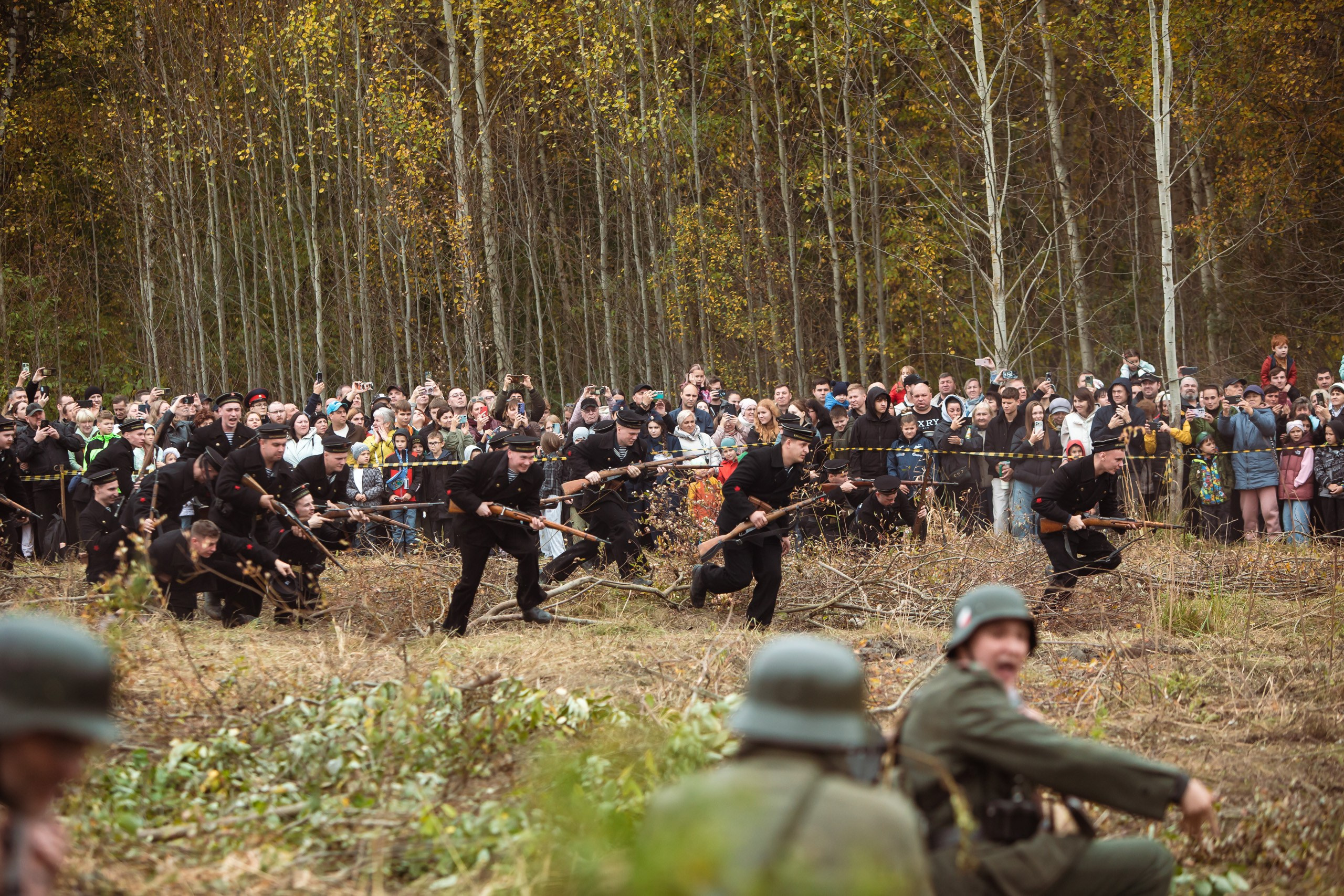 04.10.26 Реконструкция боя Петергофского десанта. Александр спб ру фотограф