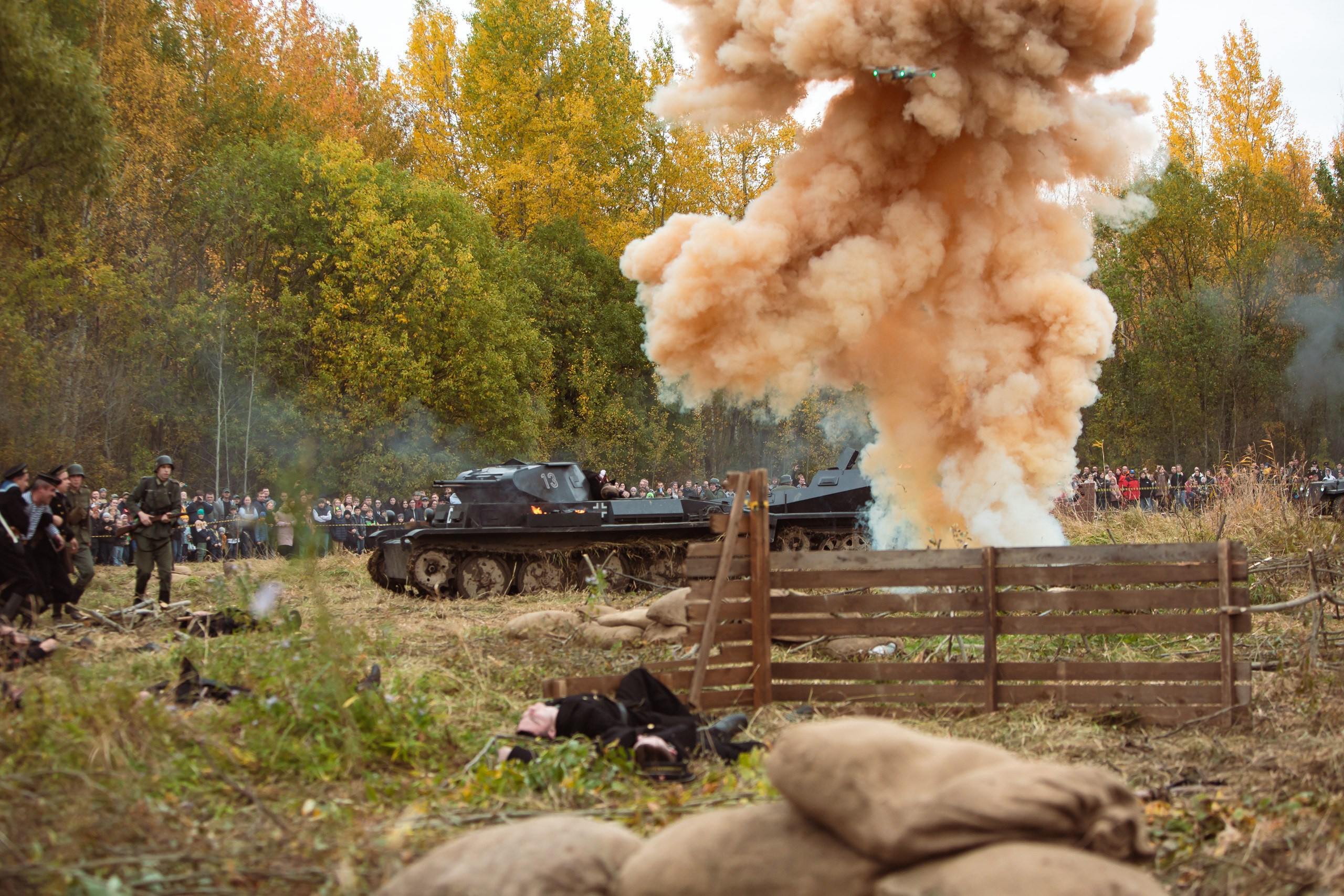 04.10.26 Реконструкция боя Петергофского десанта. Александр спб ру фотограф