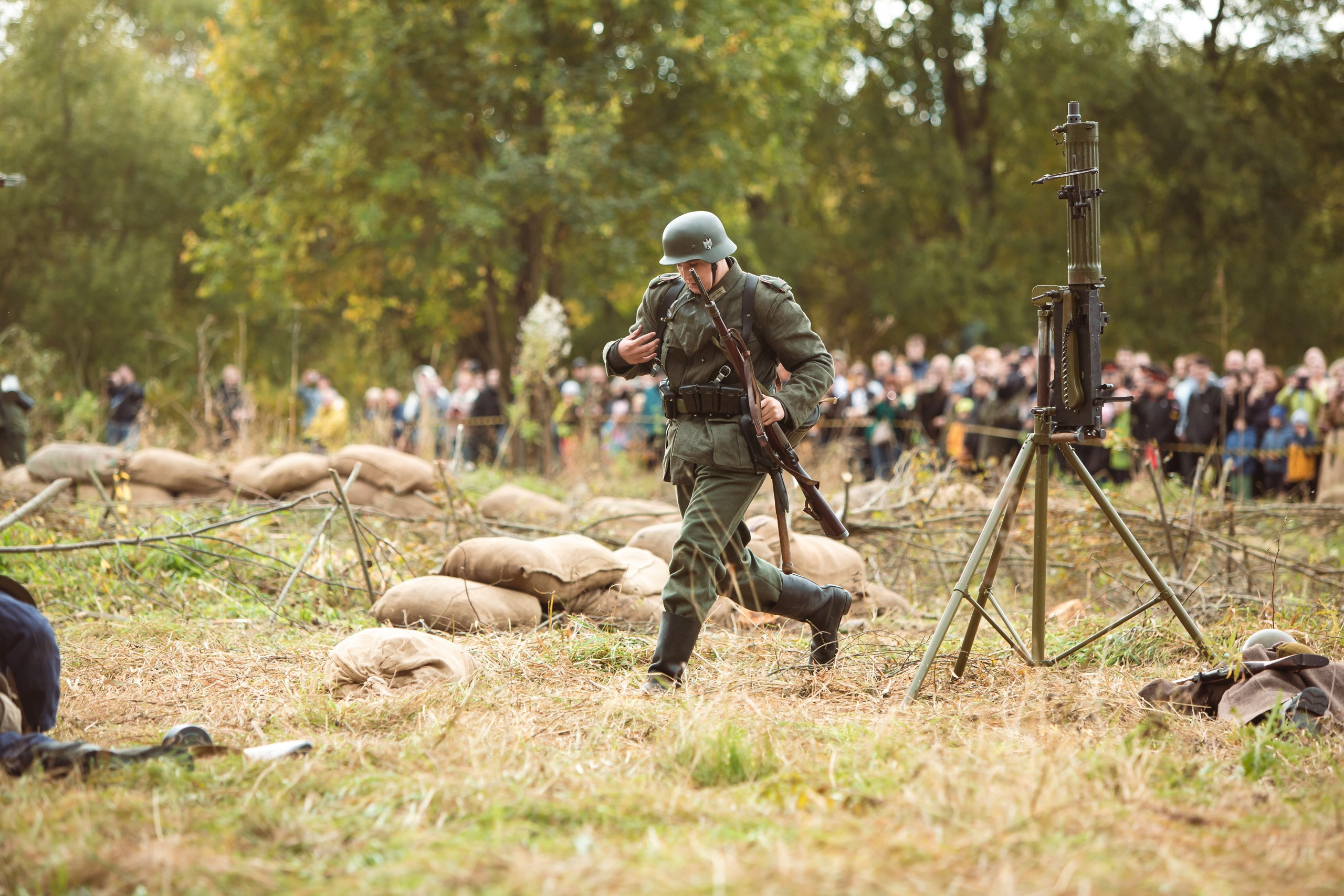 04.10.26 Реконструкция боя Петергофского десанта. Александр спб ру фотограф