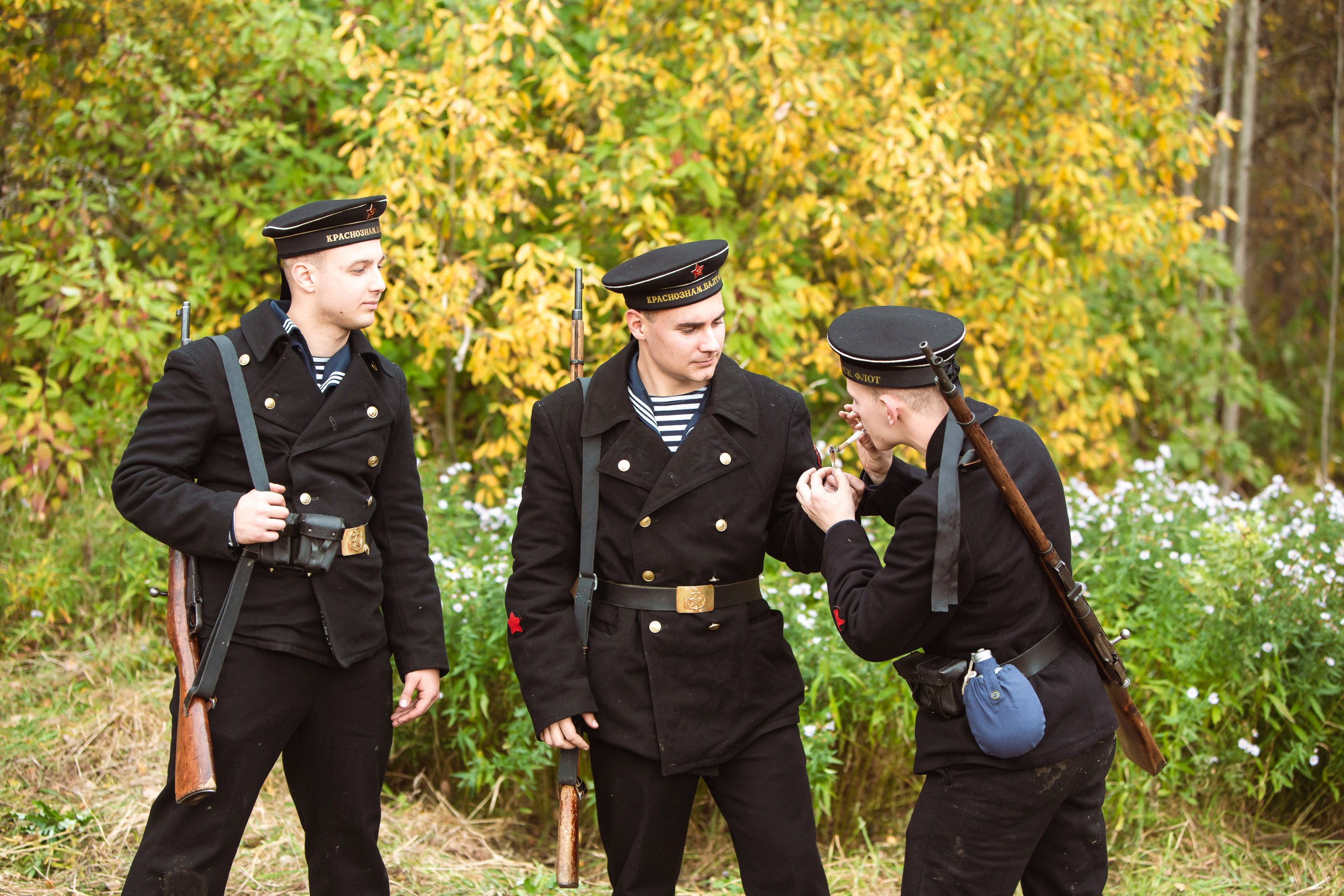 04.10.26 Реконструкция боя Петергофского десанта. Александр спб ру фотограф