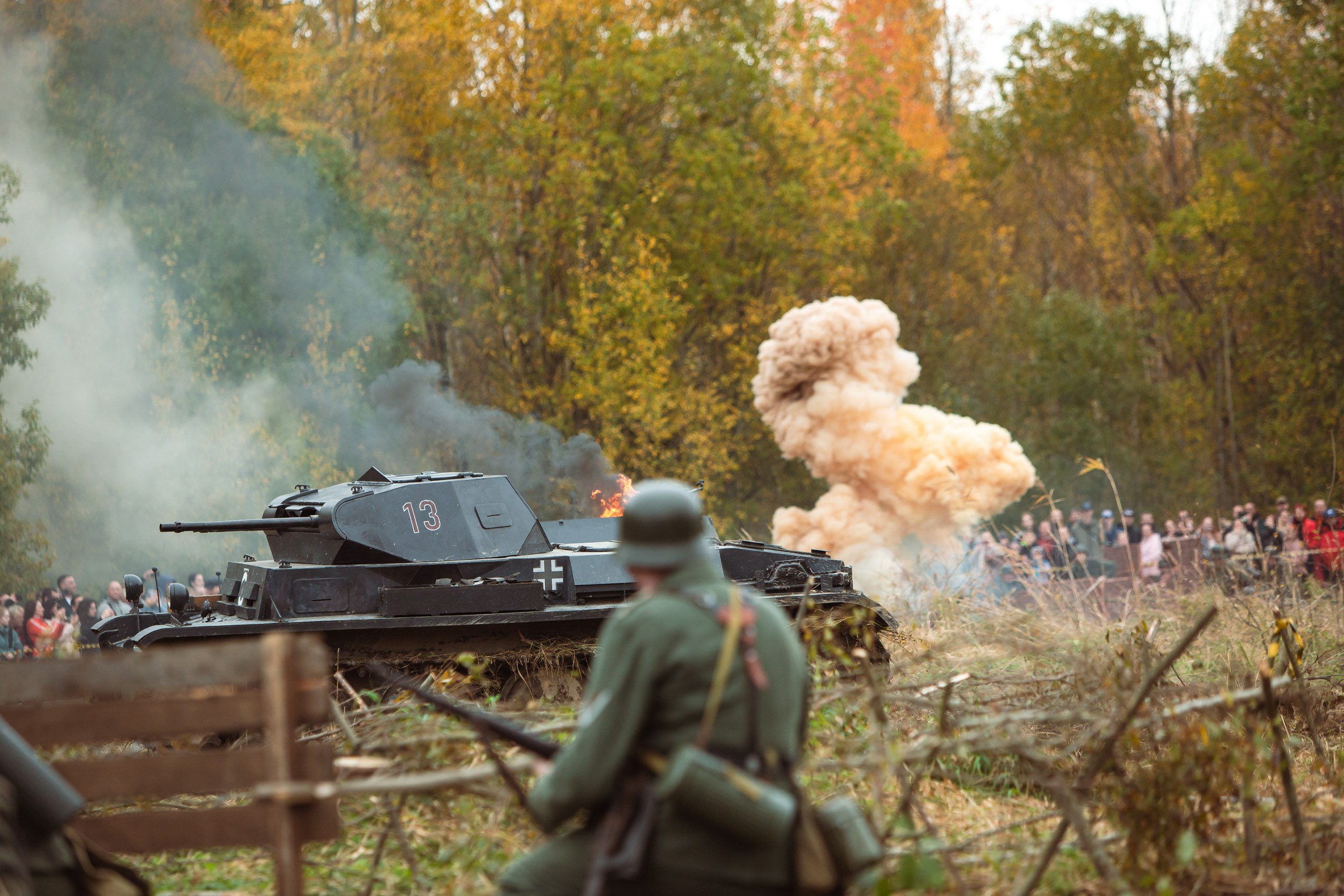 04.10.26 Реконструкция боя Петергофского десанта. Александр спб ру фотограф