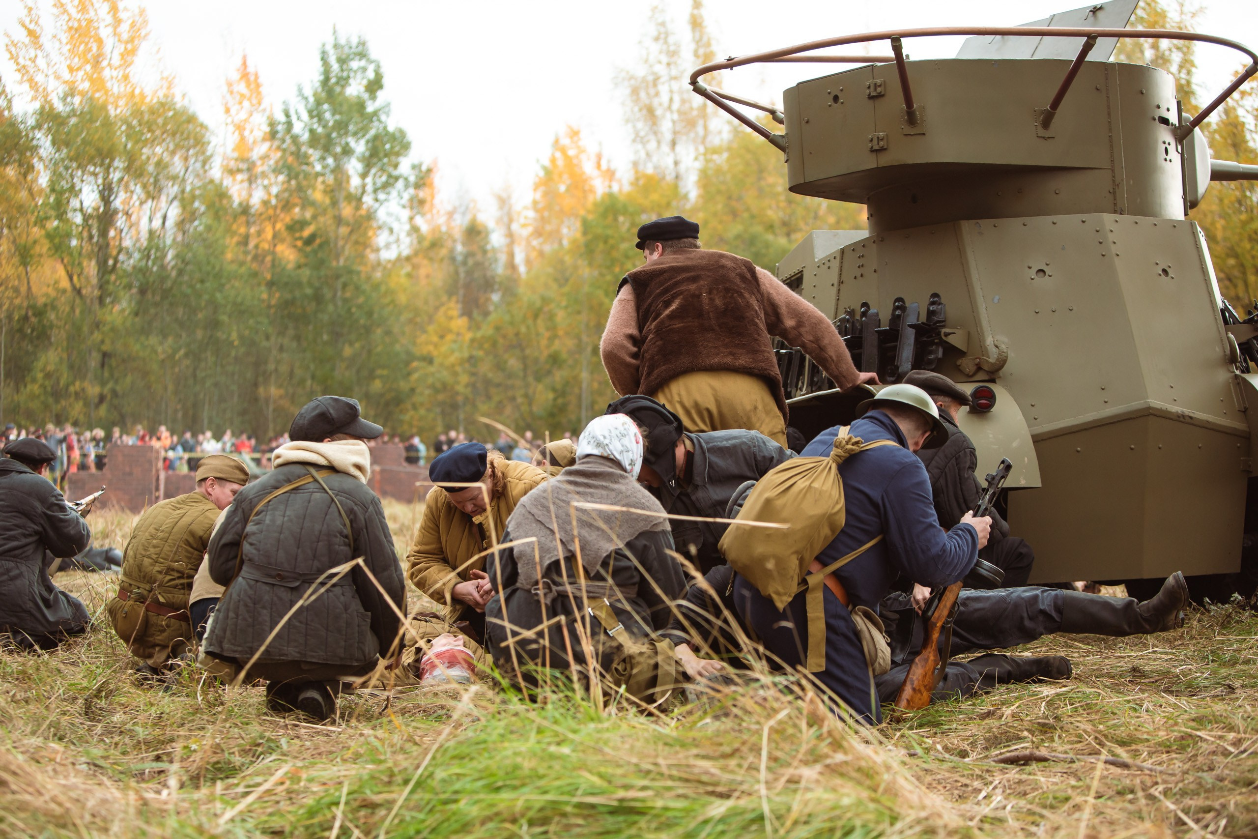 04.10.26 Реконструкция боя Петергофского десанта. Александр спб ру фотограф