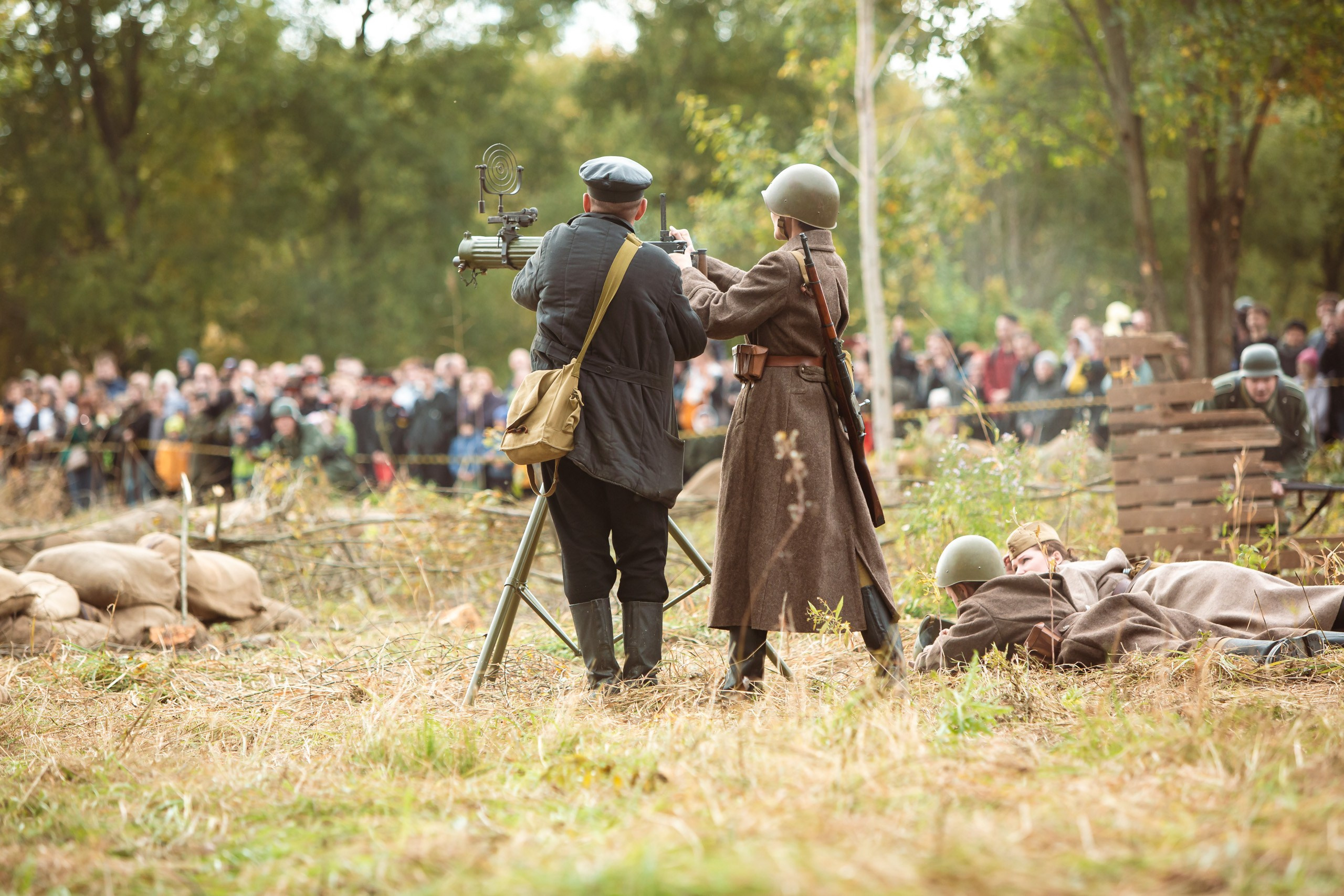 04.10.26 Реконструкция боя Петергофского десанта. Александр спб ру фотограф
