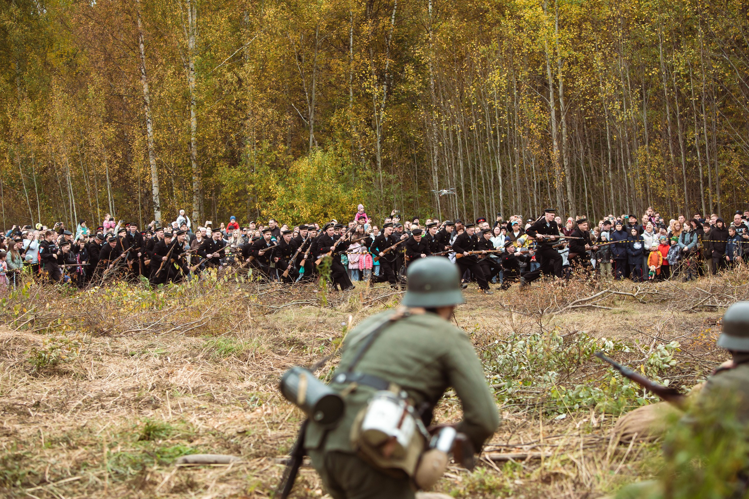 04.10.26 Реконструкция боя Петергофского десанта. Александр спб ру фотограф
