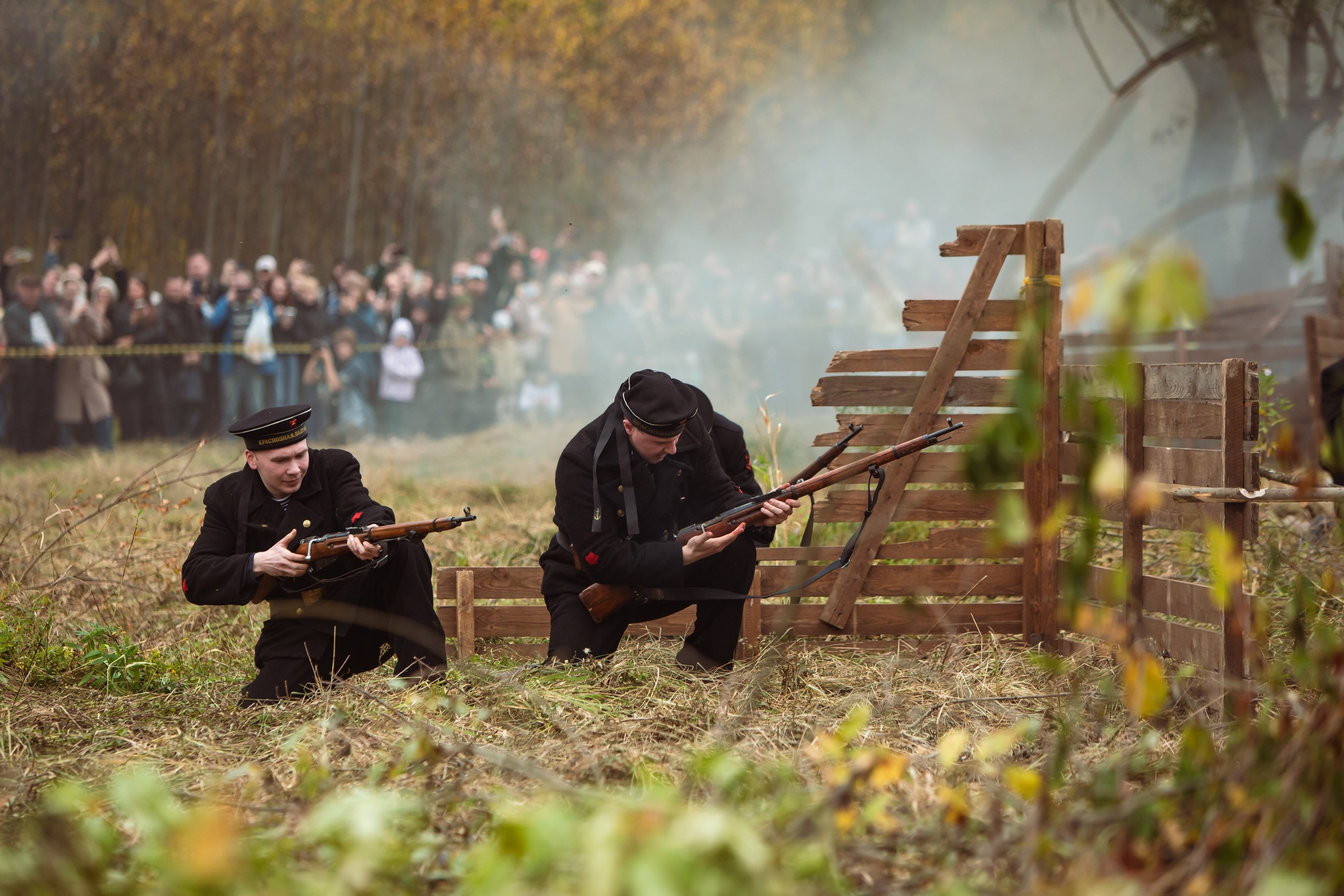 04.10.26 Реконструкция боя Петергофского десанта. Александр спб ру фотограф