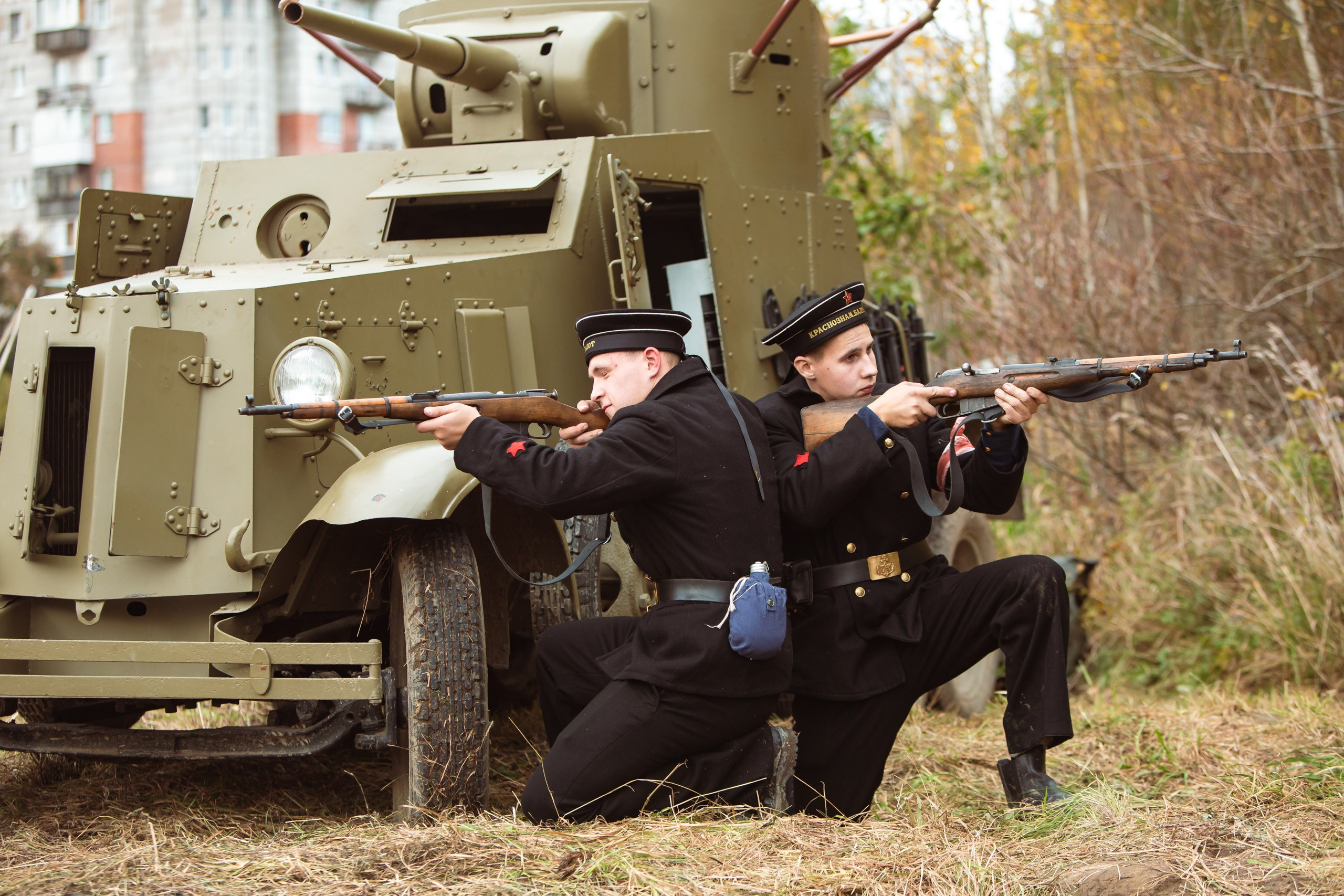 04.10.26 Реконструкция боя Петергофского десанта. Александр спб ру фотограф
