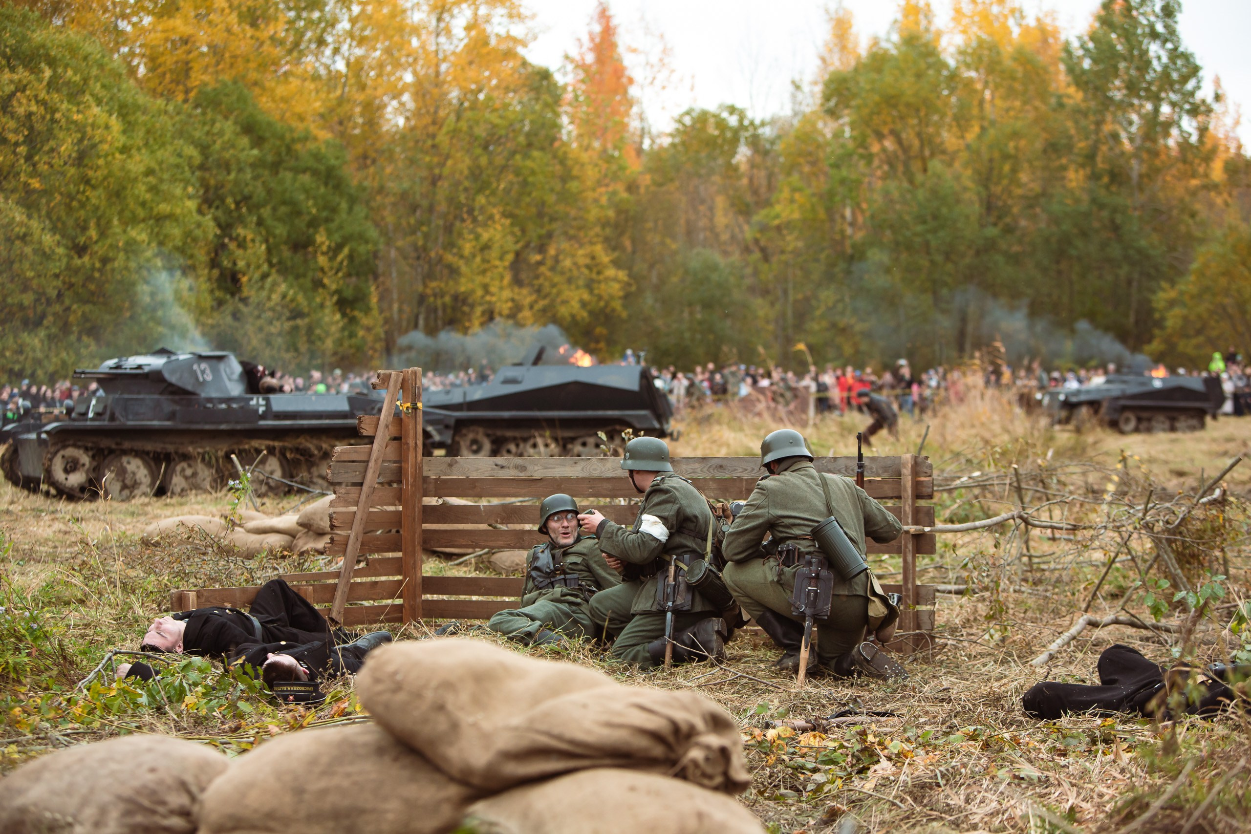 04.10.26 Реконструкция боя Петергофского десанта. Александр спб ру фотограф
