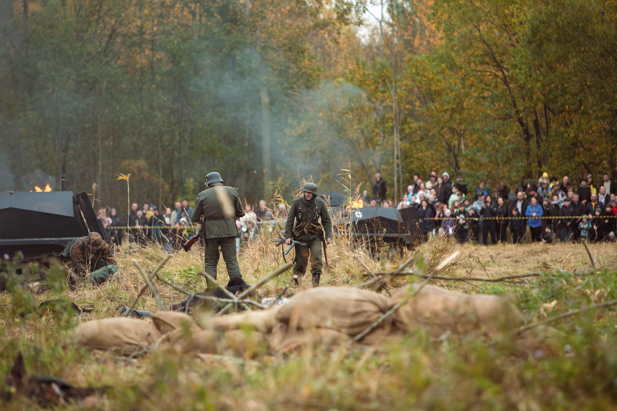 04.10.26 Реконструкция боя Петергофского десанта. Александр спб ру фотограф