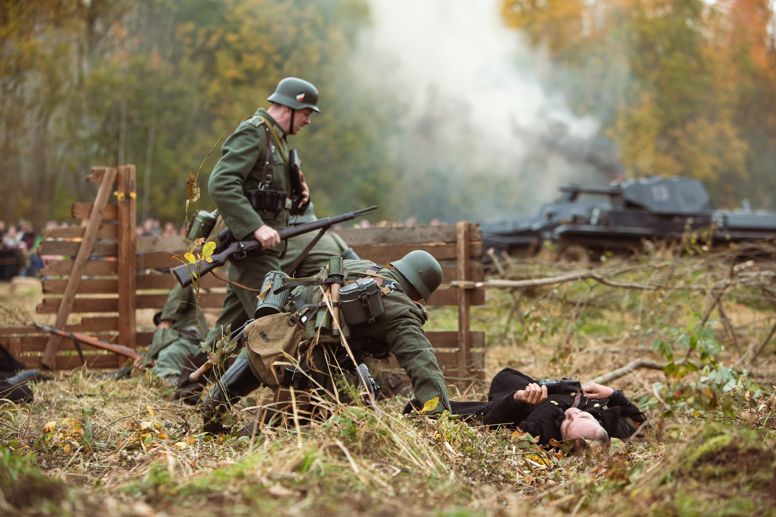 04.10.26 Реконструкция боя Петергофского десанта. Александр спб ру фотограф