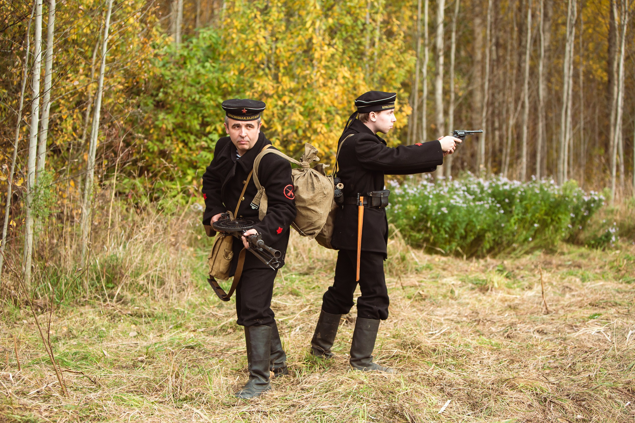 04.10.26 Реконструкция боя Петергофского десанта. Александр спб ру фотограф