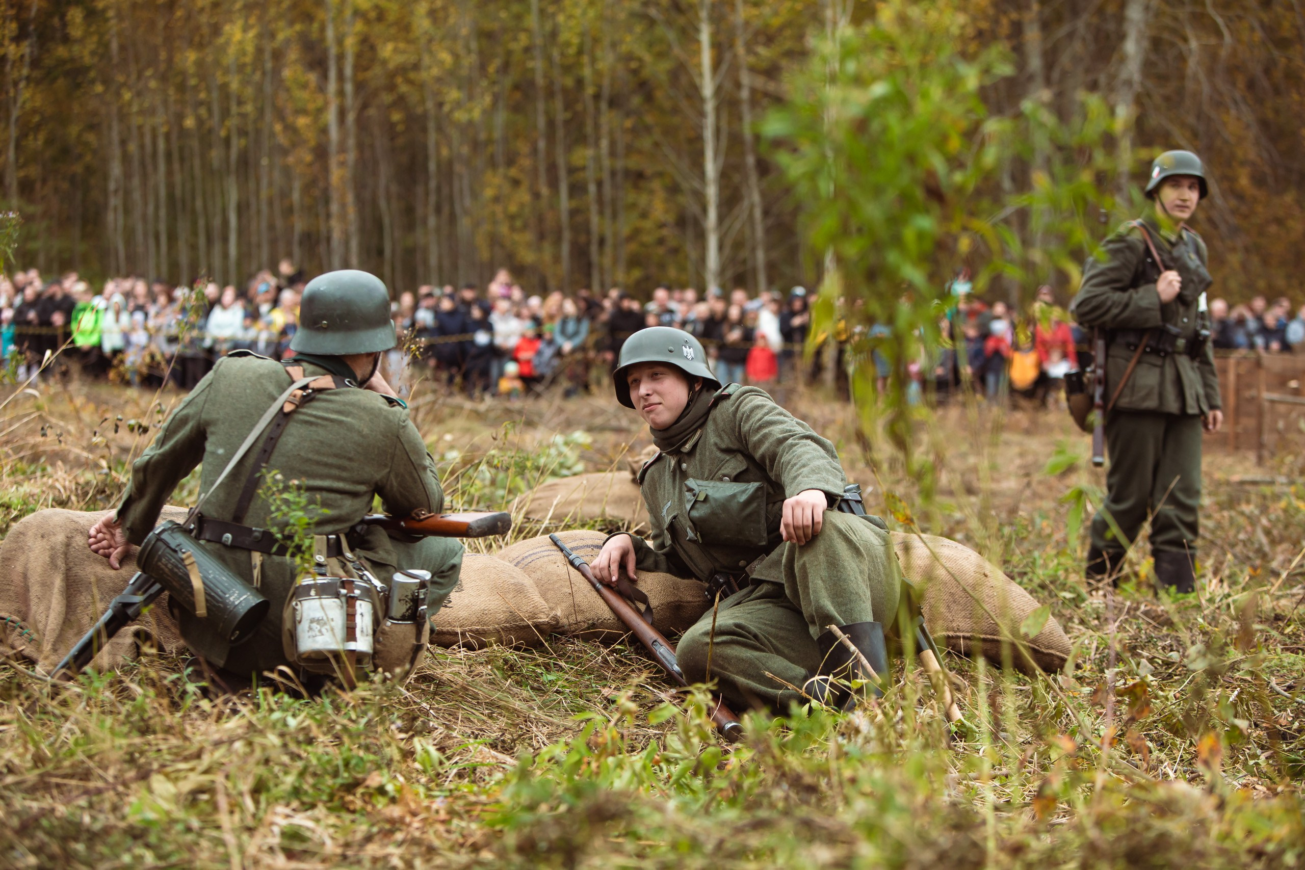 04.10.26 Реконструкция боя Петергофского десанта. Александр спб ру фотограф