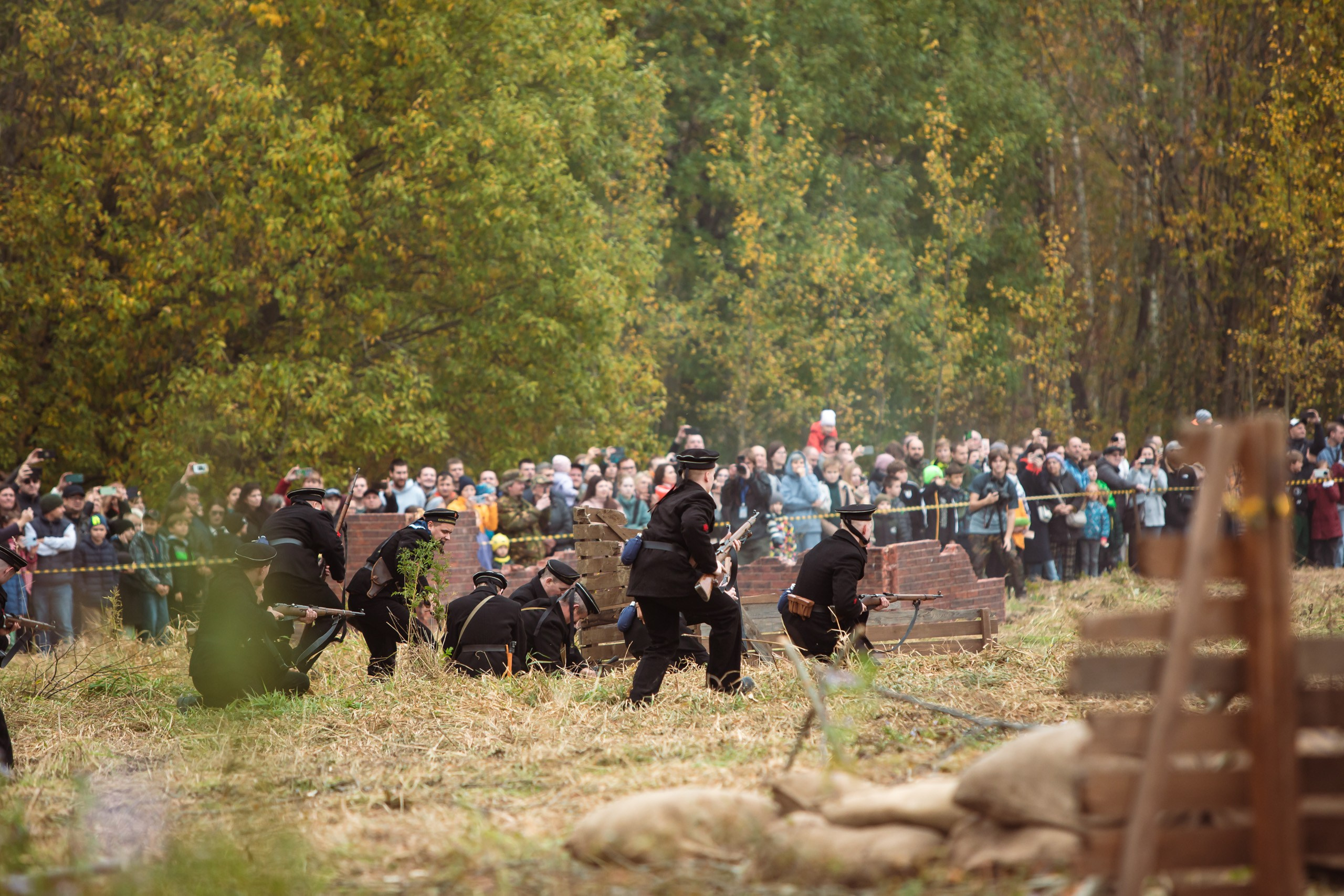 04.10.26 Реконструкция боя Петергофского десанта. Александр спб ру фотограф