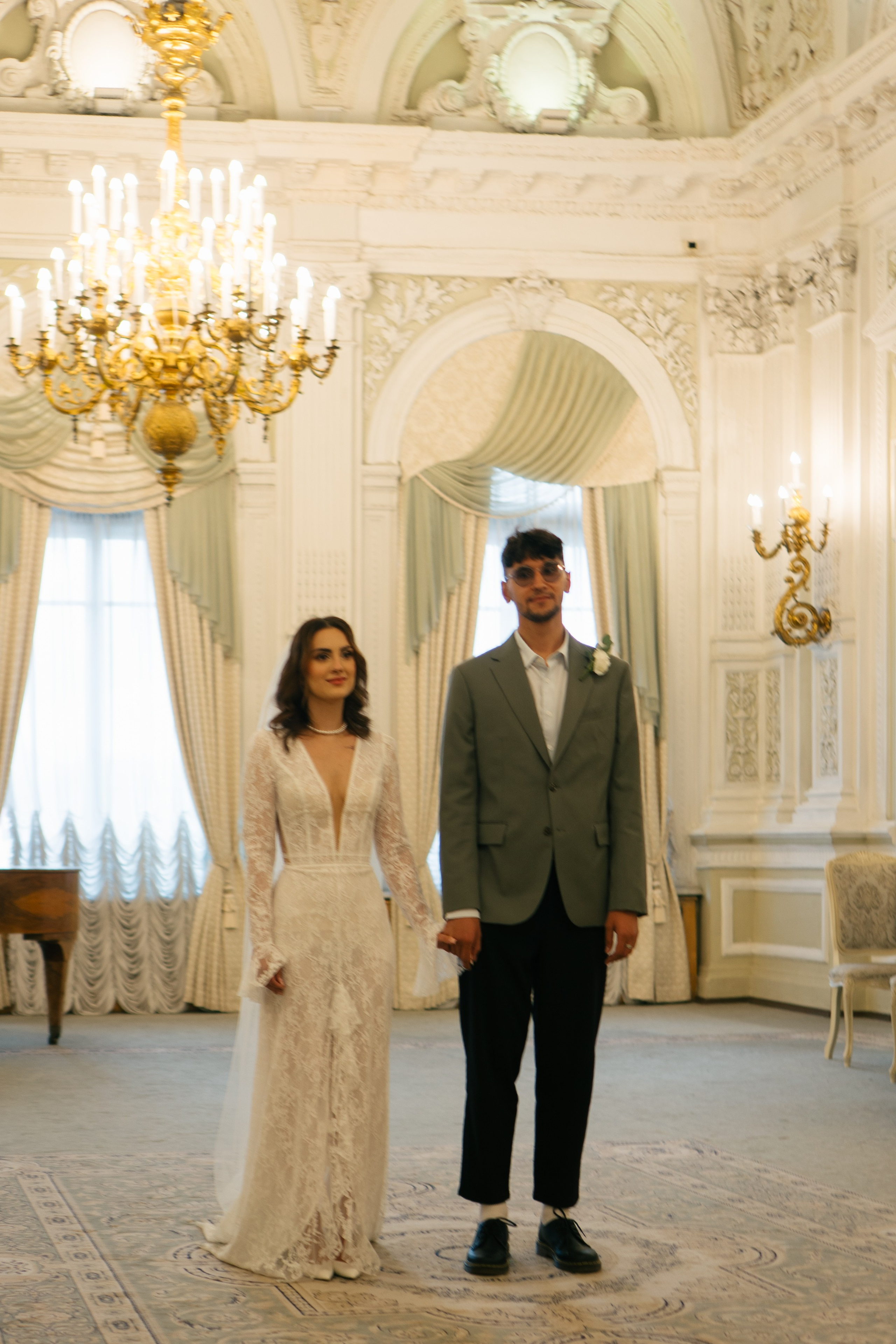 СВАДЕБНАЯ СЬЕМКА В ПЕРВОМ ДВОРЦЕ БРАКОСОЧЕТАНИЯ. Профессиональный фотограф, Санкт-Петербург — Виктория Богомолова