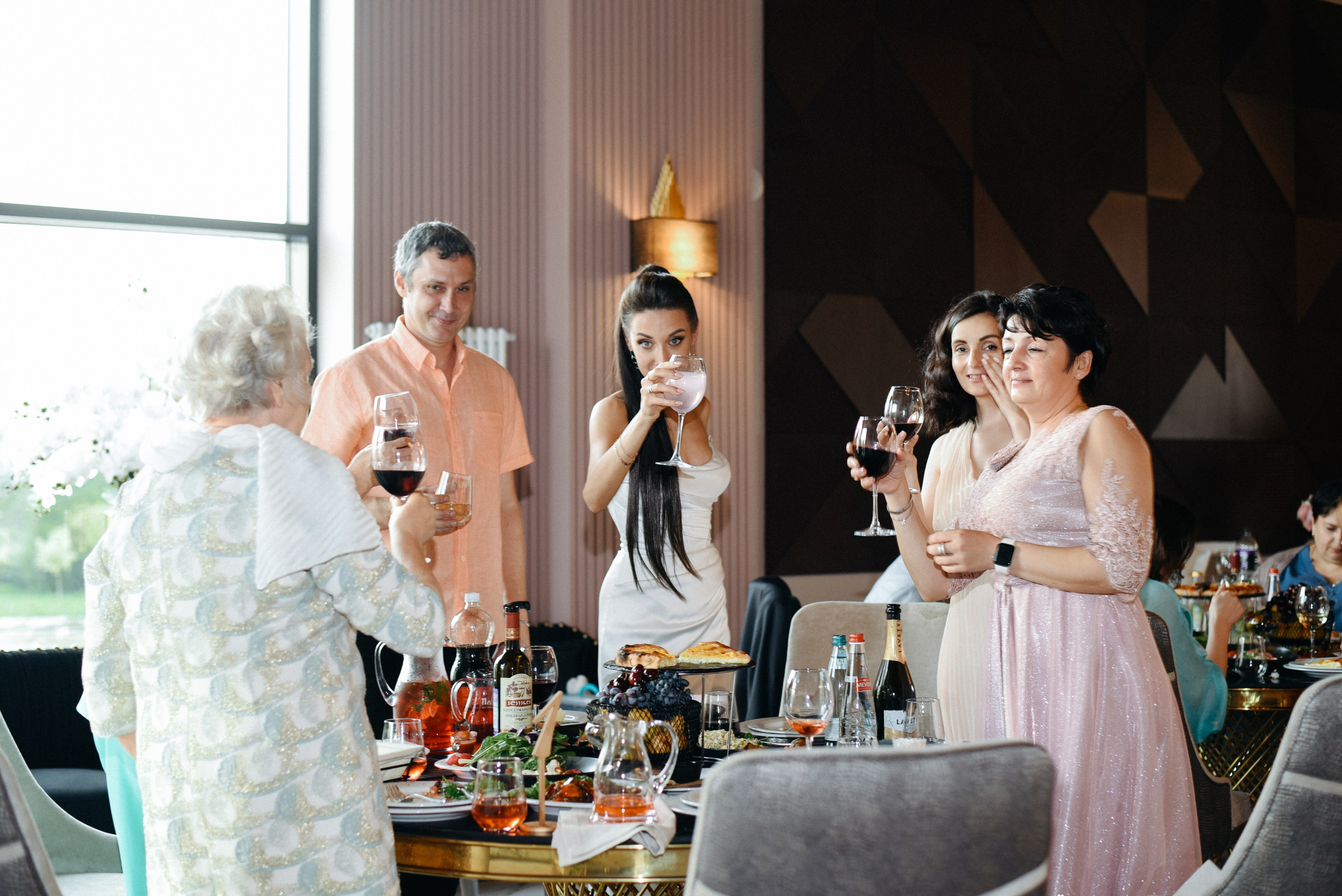 Виктор и Ангелина Банкет на 100 гостей Ресторан Segreto. Фотограф Лола Волна, город Москва
