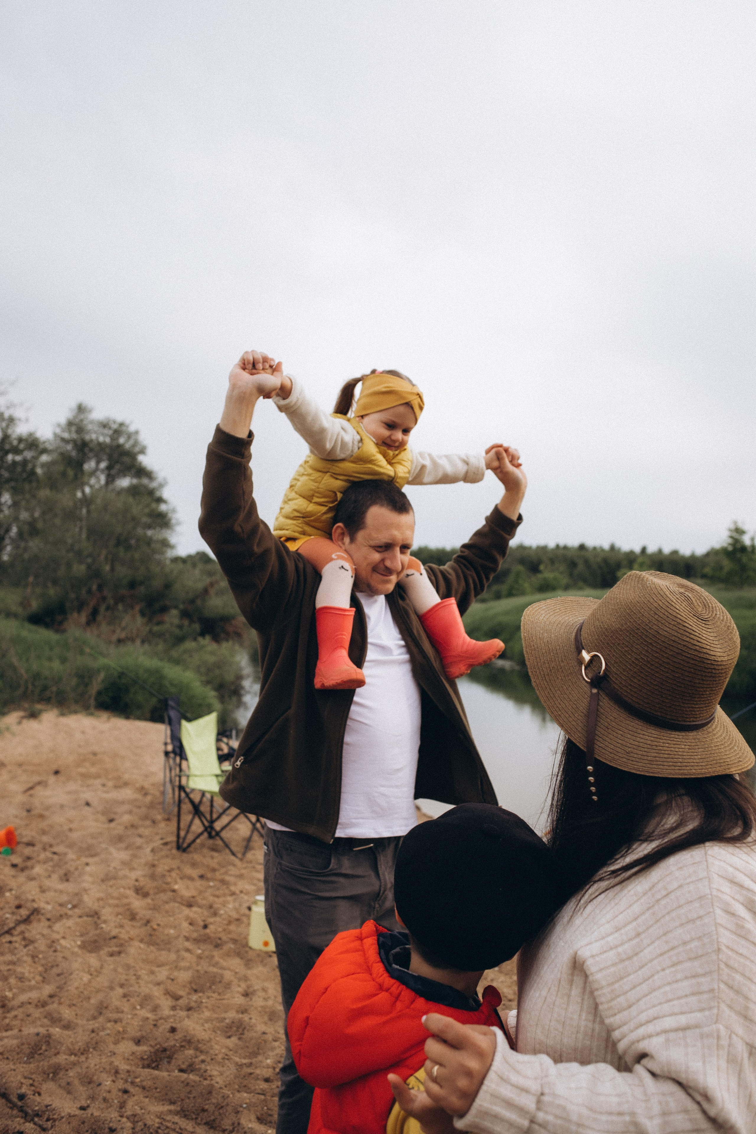 Вася, Юля, Сева и Полинка. Семейный и свадебный фотограф Анна Кожокарь