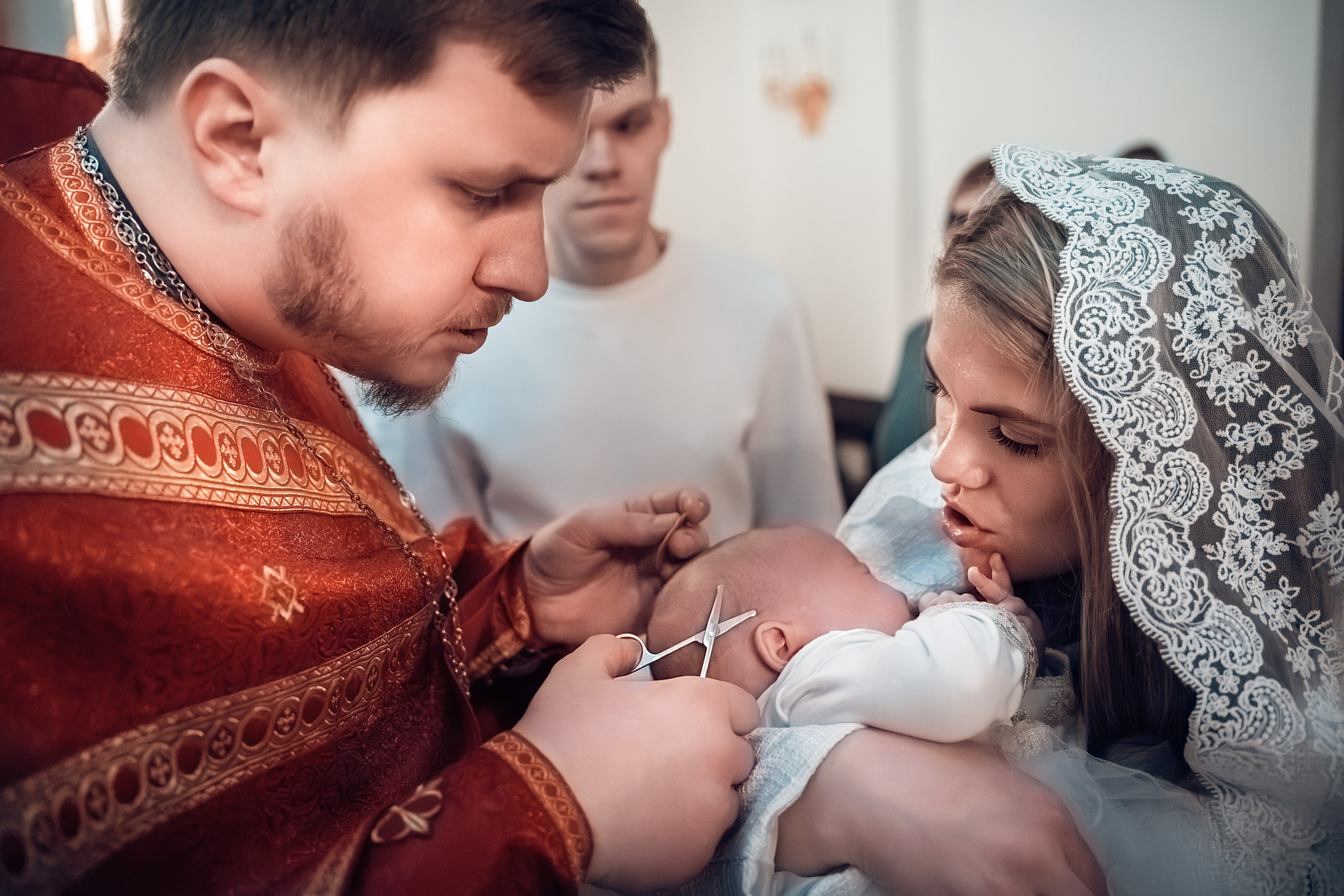 Крещение Александра и Варвары