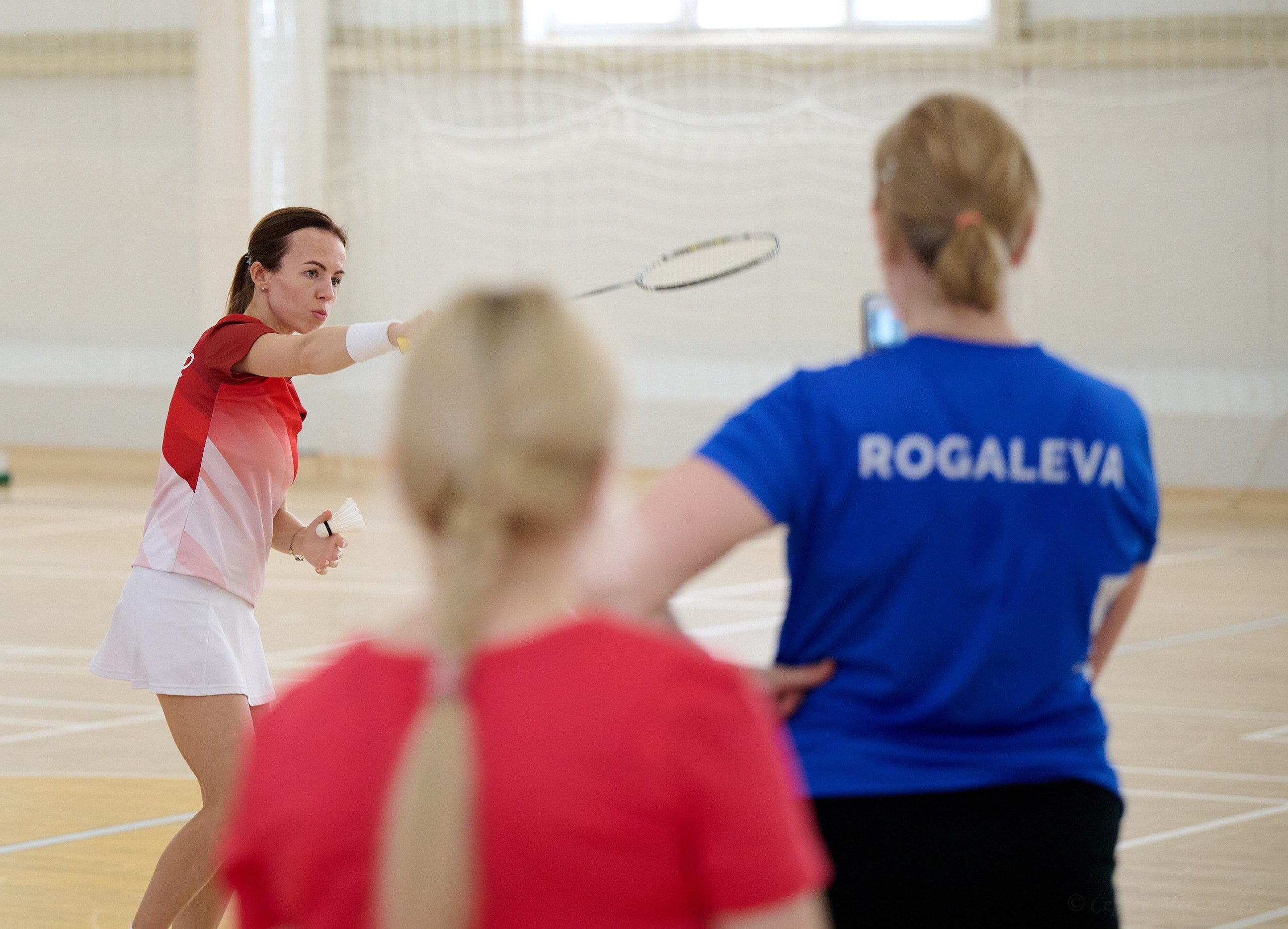 Бадминтон. Мастер-класс Любови Сухановой. Ижевск. 20.07.2024. Спортивный репортажный фотограф в Ижевске Сергей Мерзляков