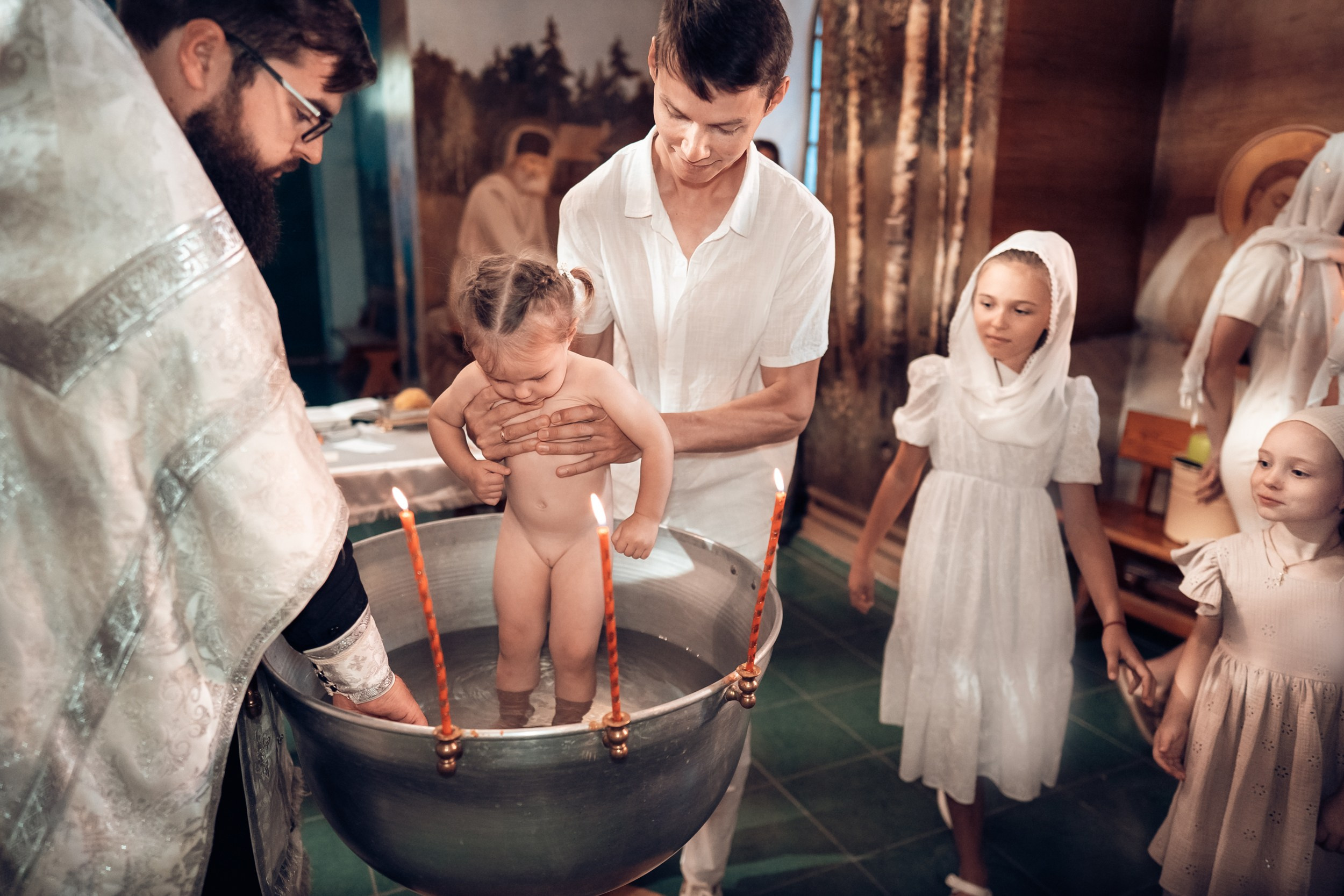Крещение в Покровском соборе. Церковный фотограф Севастополь