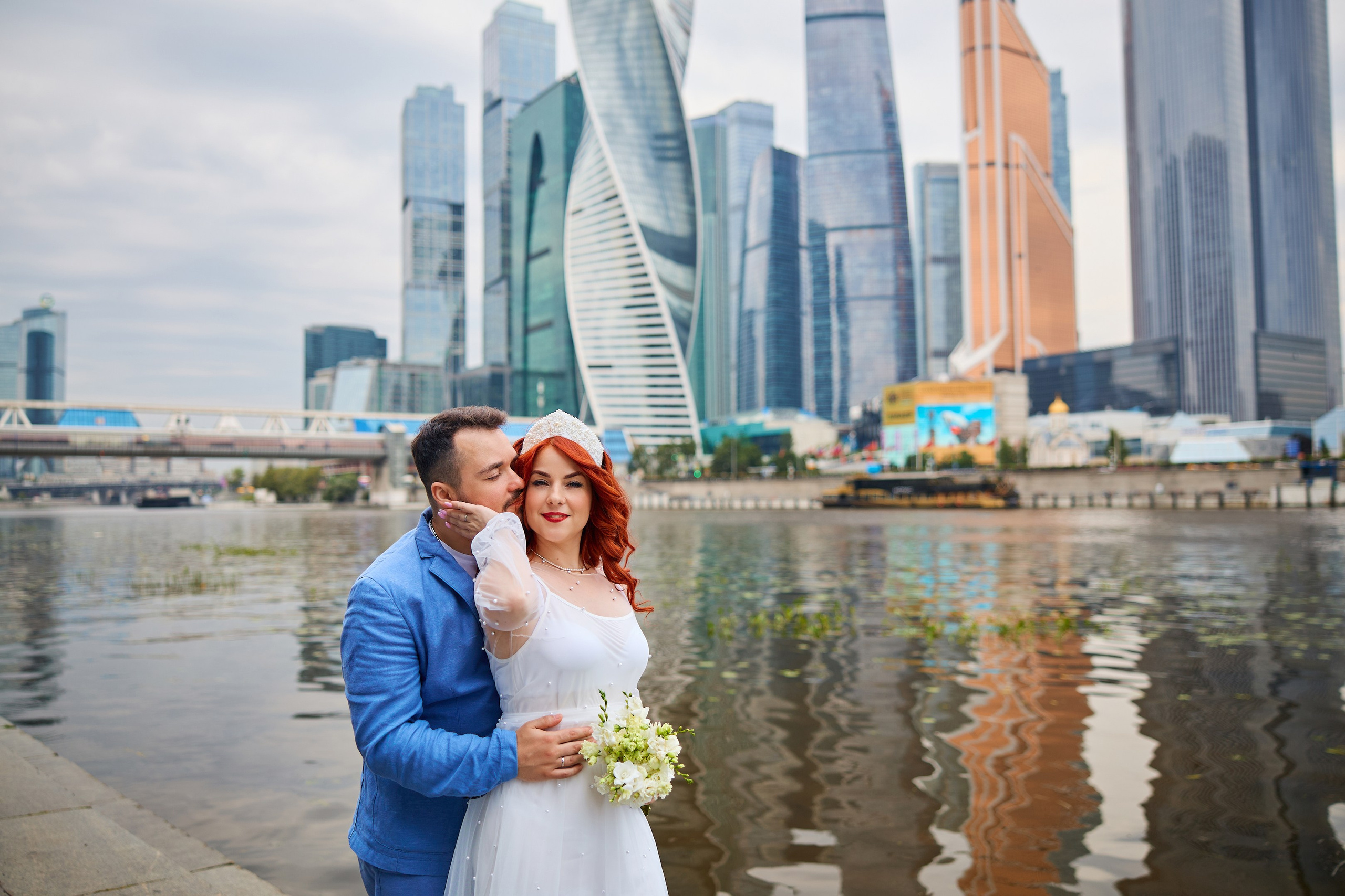 Свадебная фотосессия летом. Свадебный фотограф Сергей Колбинский