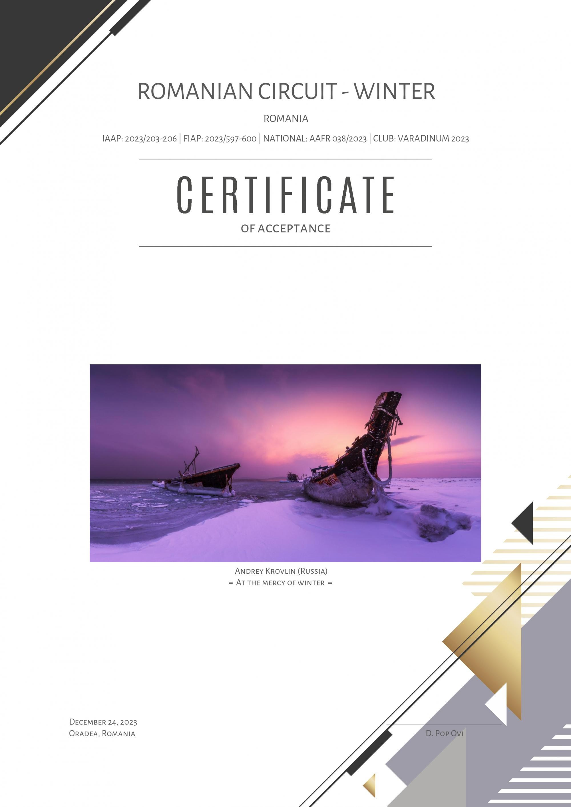 Остальные награды (дипломы, акцепты, работы участвующие в фотовыставках). Андрей Кровлин — фотограф в Славянке