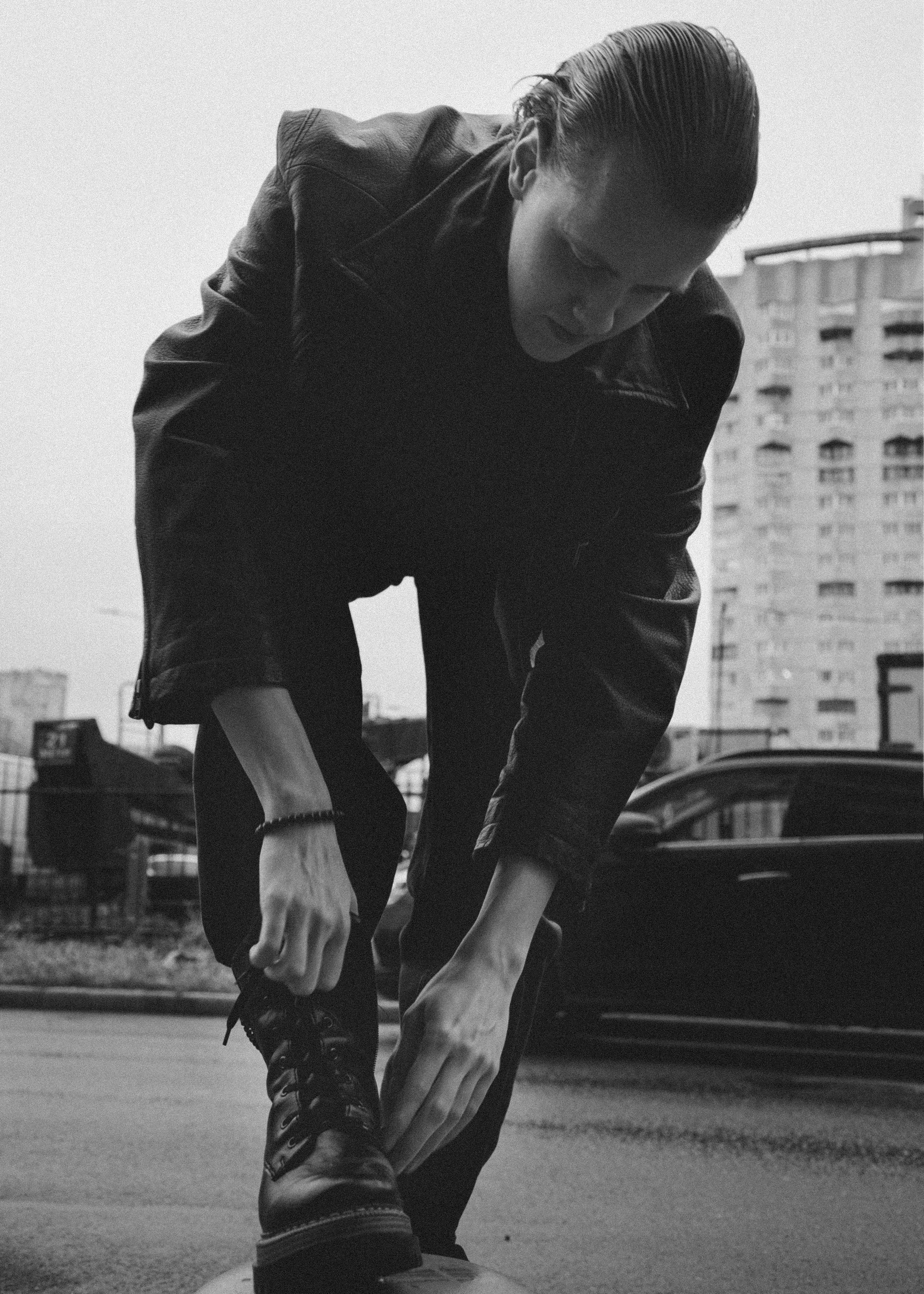 Творческая съемка для стилиста по мужским прическам