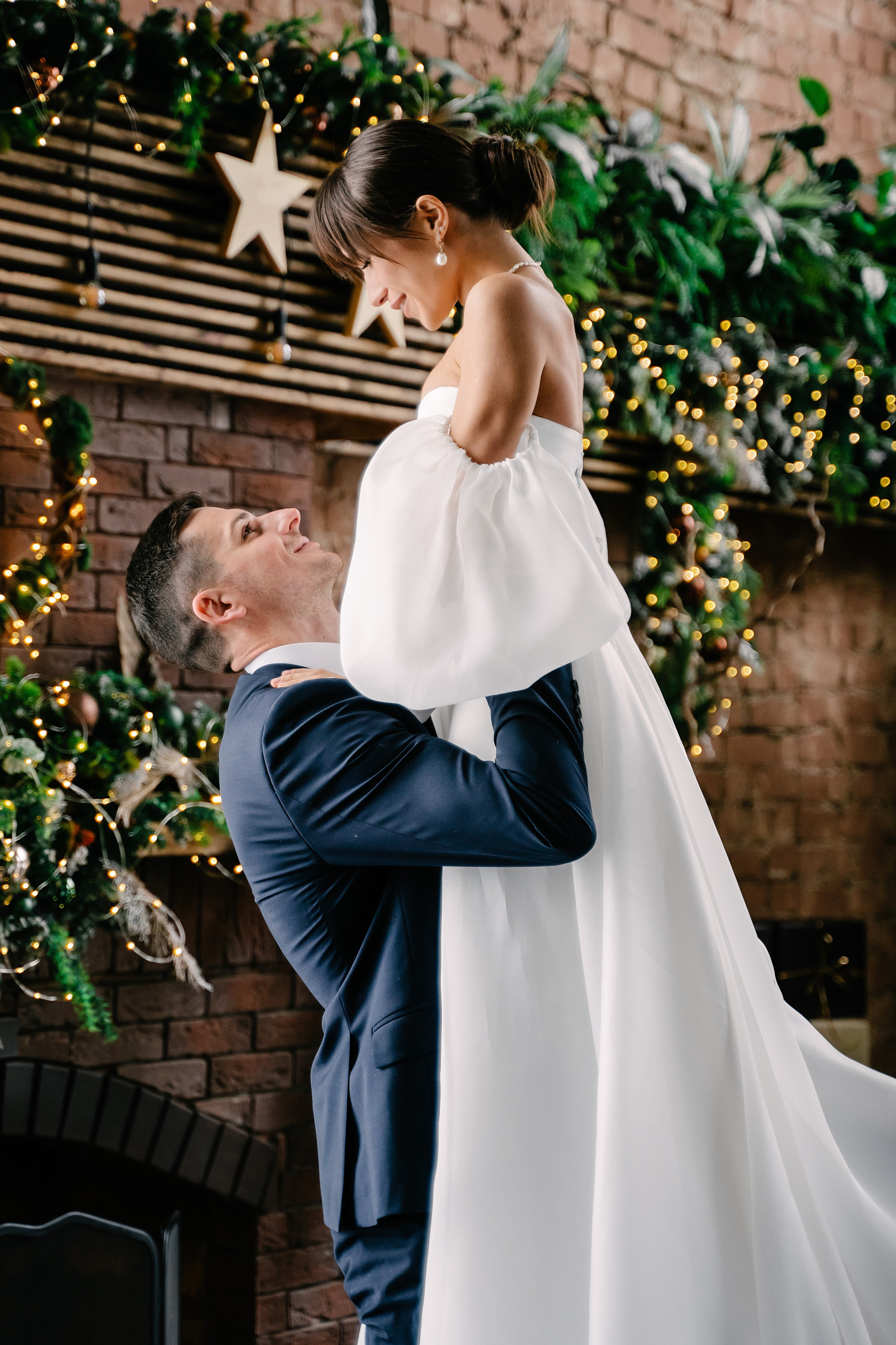 Свадебная фотосессия молодоженов в студии. Свадебный и семейный фотограф из Воронежа|Москвы Бубнова Екатерина