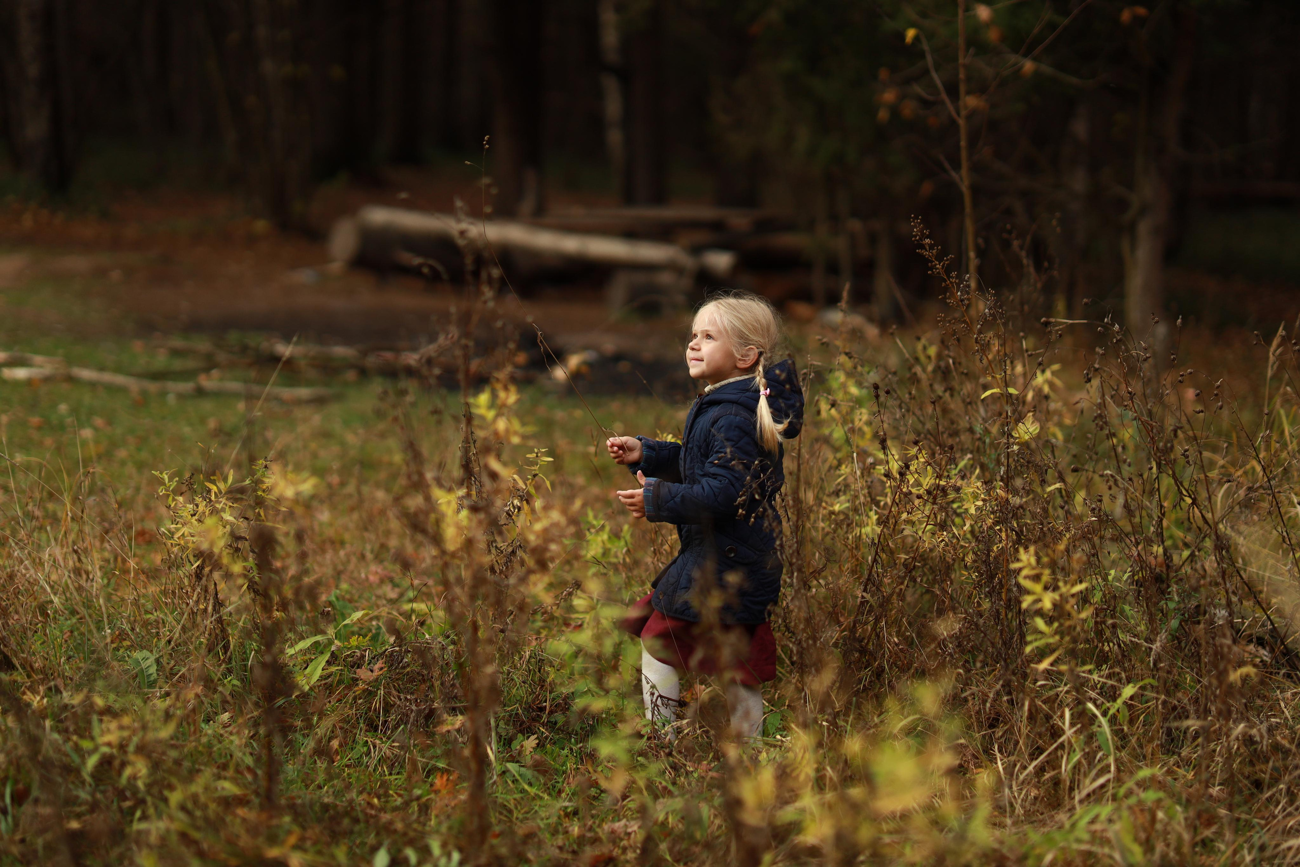 Арина в осеннем лесу. Бочарова Мария — школьный фотограф Апрелевка, Новая Москва, Московская область