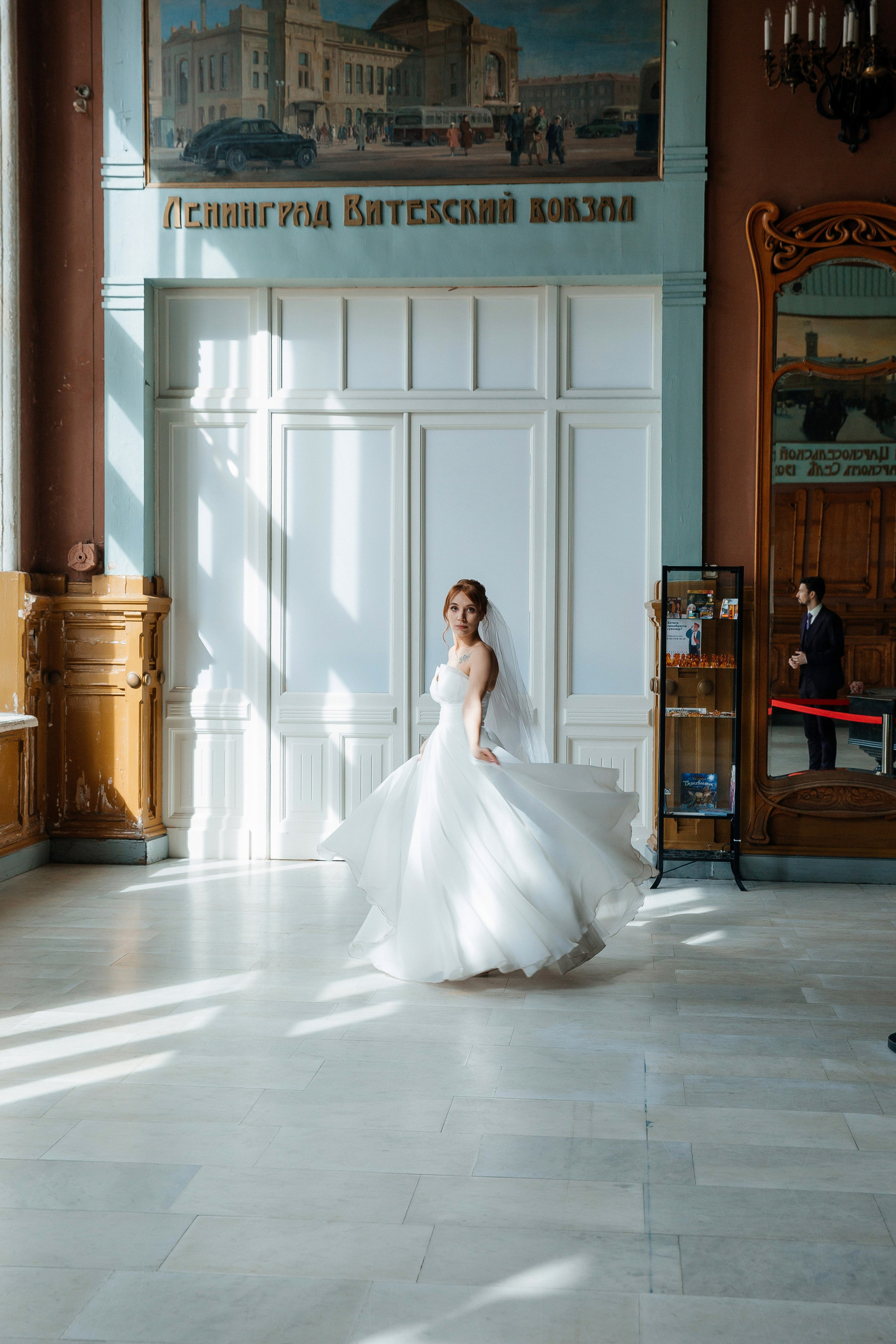 Первый ЗАГС и Фотосессия на Витебском в апреле. Свадебный фотограф в Санкт-Петербурге Вика Стукачева