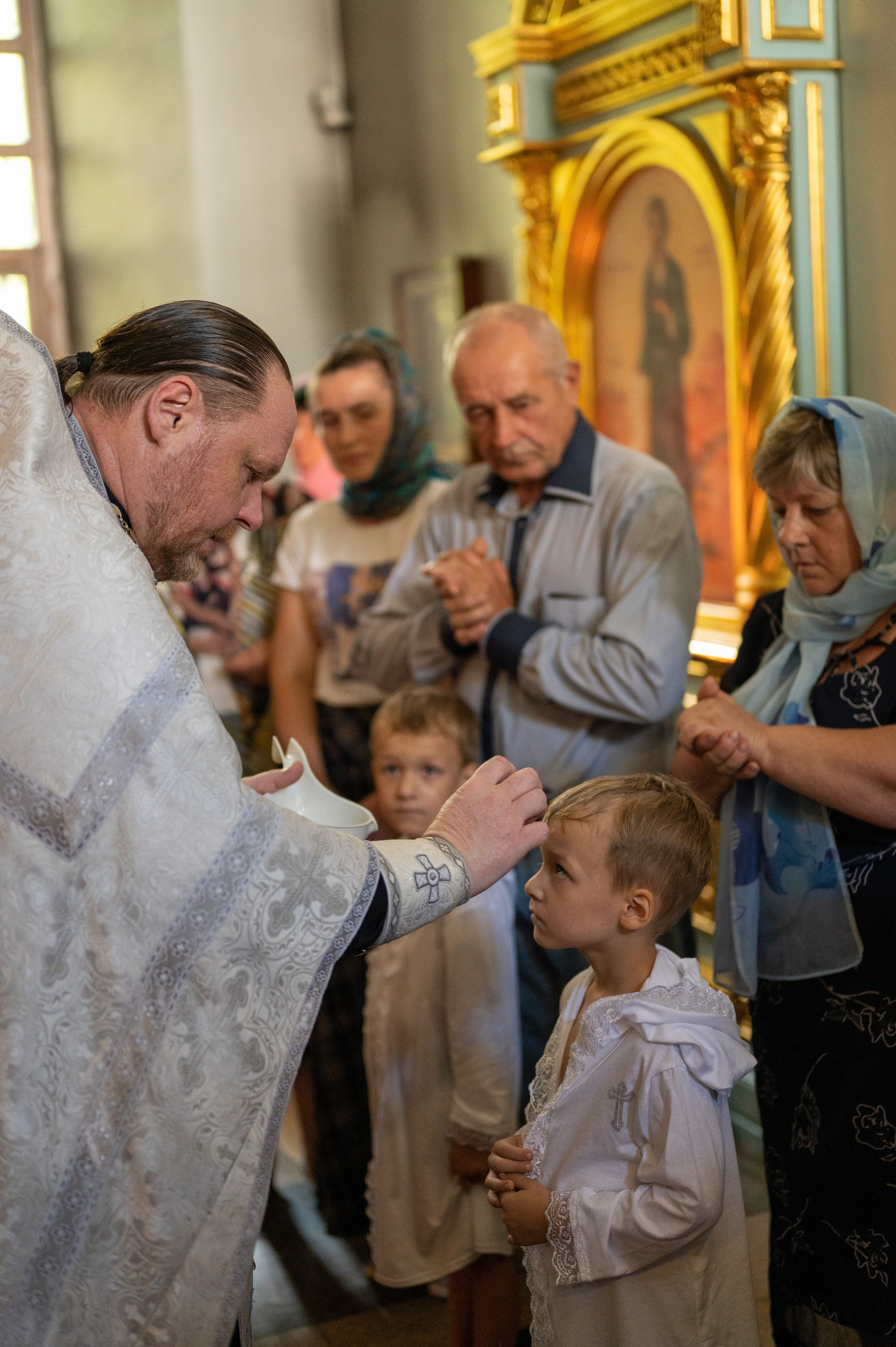 Крещение Матвей и Тимофей. Фотограф новорожденных, семейный детский в Тюмени Татьяна Морозова