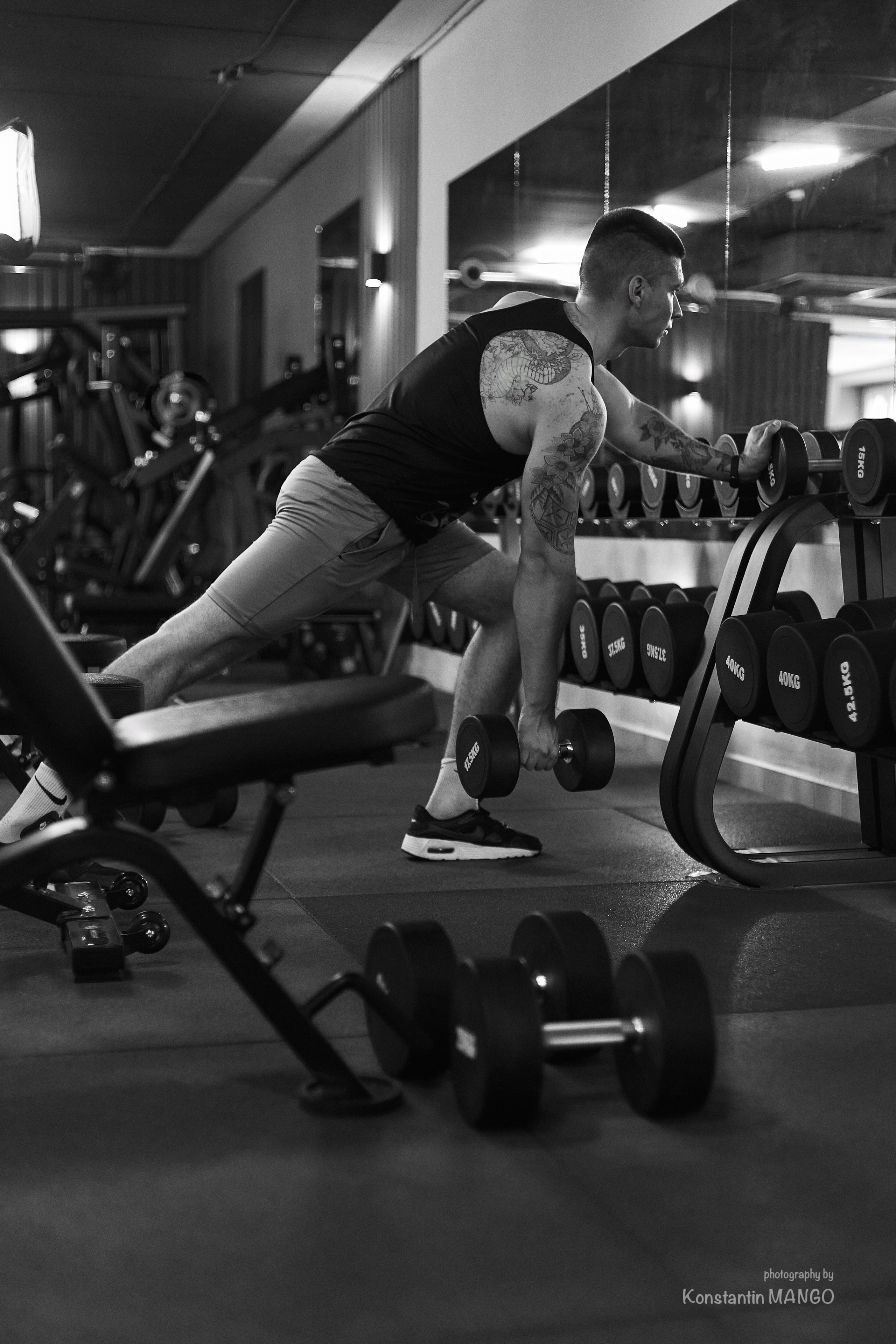 Фитнес фото для тренера Дениса. Фотограф в Рязани. Свадьба, семейное фото, портрет. Константин Манго